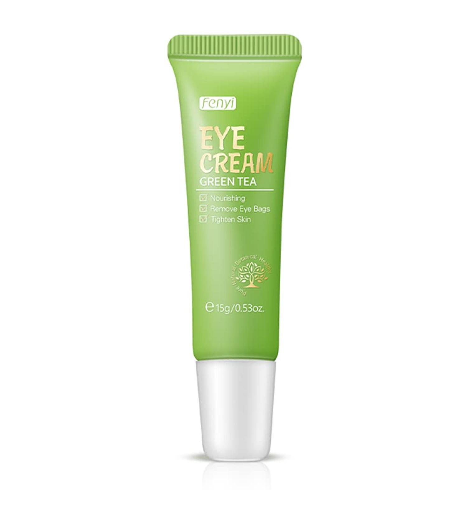 AKARY Green Tea Eye Care Cream - Eliminate Dark Circles & Eye Bags | Nourishing & Tightening Formula with Tea Leaf Extract - Buy Online on SooperMarket.com
