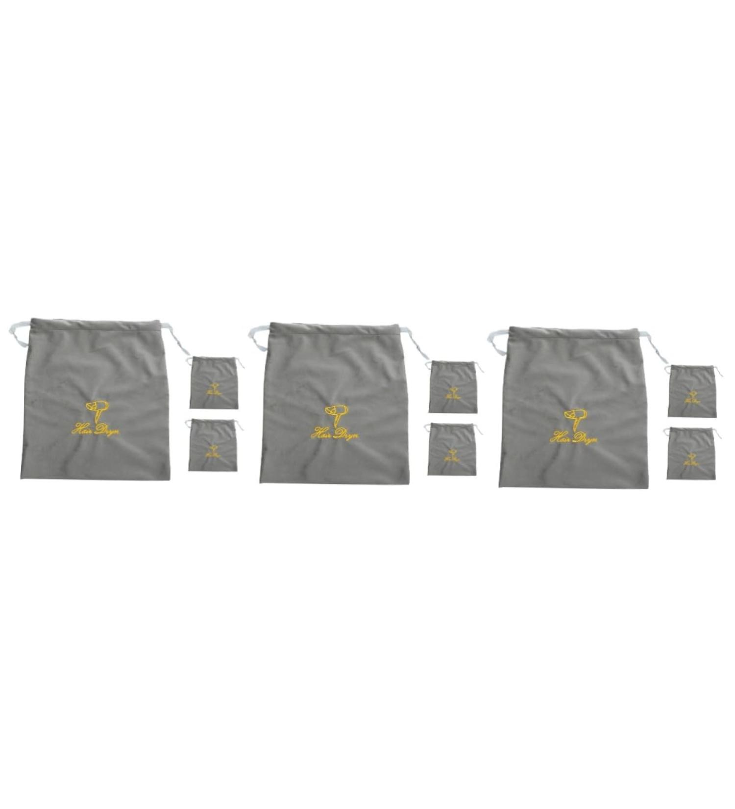 Baluue 9 Pcs Hair Tools Travel Bag Fabric Blow Dryer Drawstring Bag Hair Dryer Travel Pouch 35.00X30.00X0.50CMx3pcs X3pcs - Buy Online on SooperMarket.com
