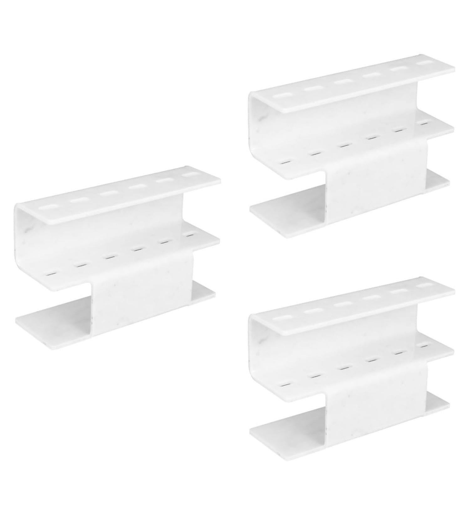 Beavorty Acrylic Presentation Stand for Tweezers - 3 Pack Marble Makeup & Eyelash Extensions Accessories | 13.5x4cm - Buy Online on SooperMarket.com