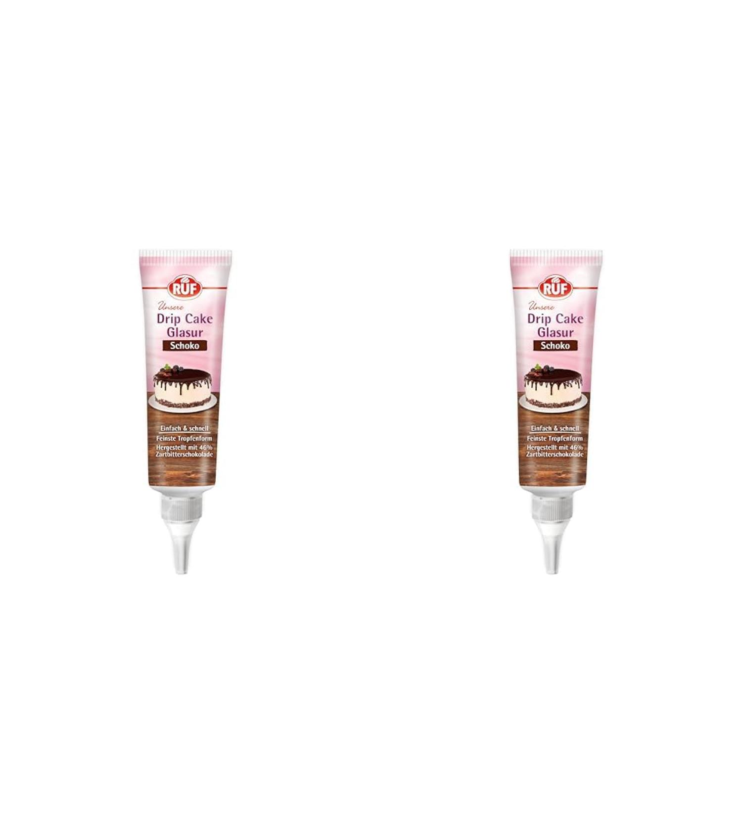 Buy Gluten-Free Call Drip Cake Chocolate Glaze - Perfect for Cakes Cupcakes & Tarts | 1x125g Tube (Pack of 2) - Buy Online on SooperMarket.com
