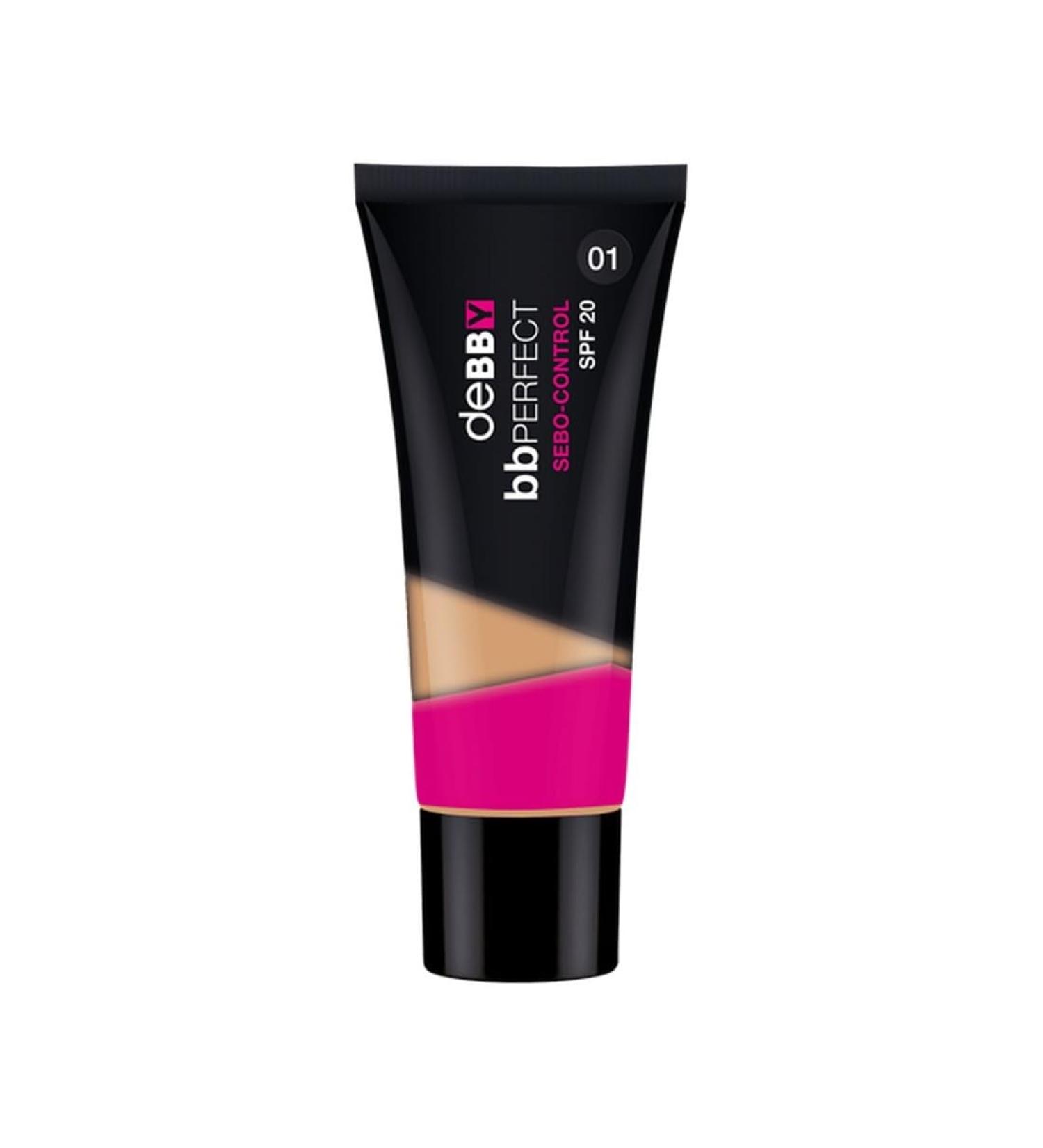 DEBBY Bb Cream Mat Sebum Control 1 Light Beige Product Cosmetic Make Up