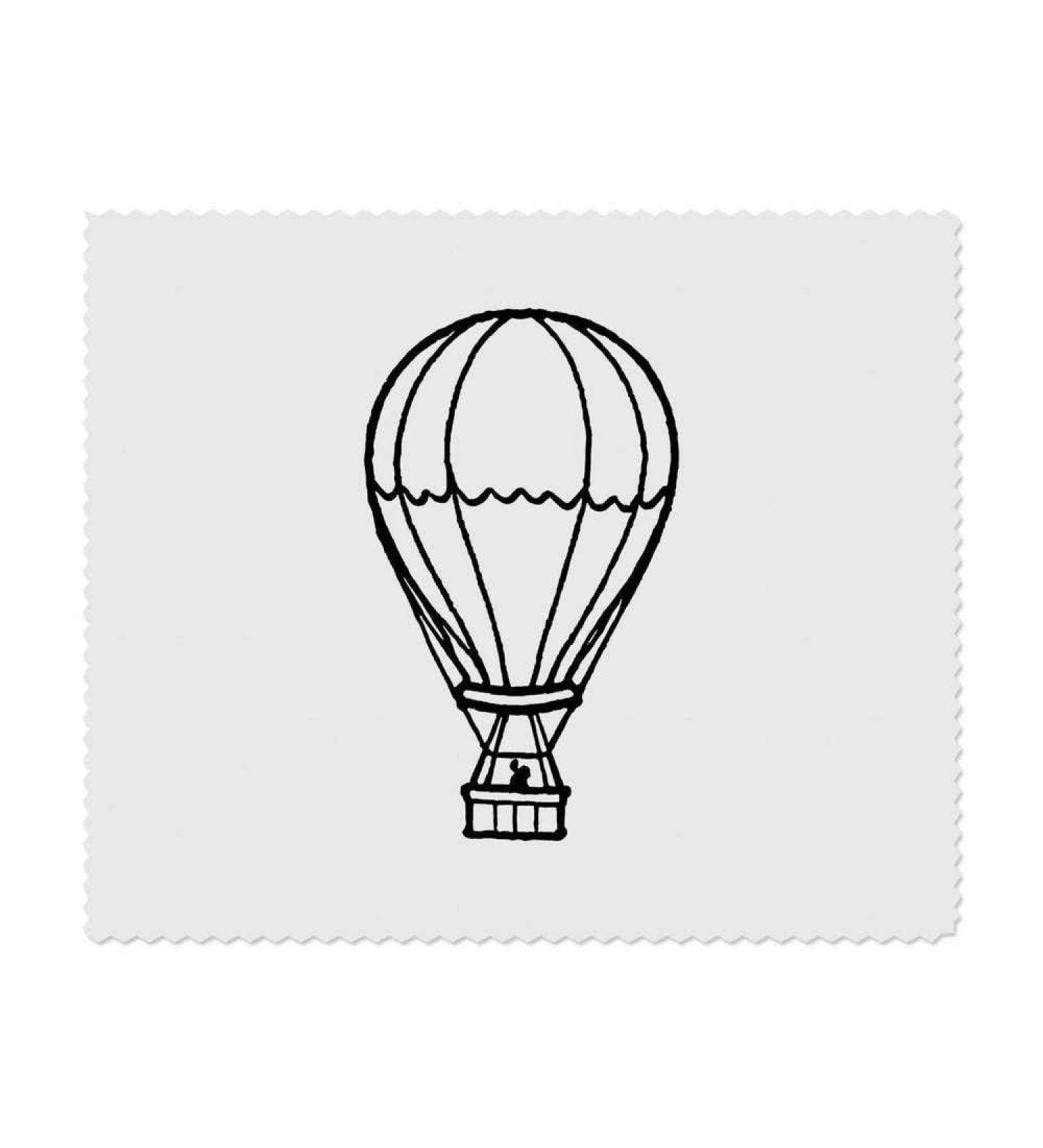 2 x Hot Air Balloon Microfiber Cleaning Cloths - Premium Quality - Perfect for Home & Travel - Buy Online on SooperMarket.com