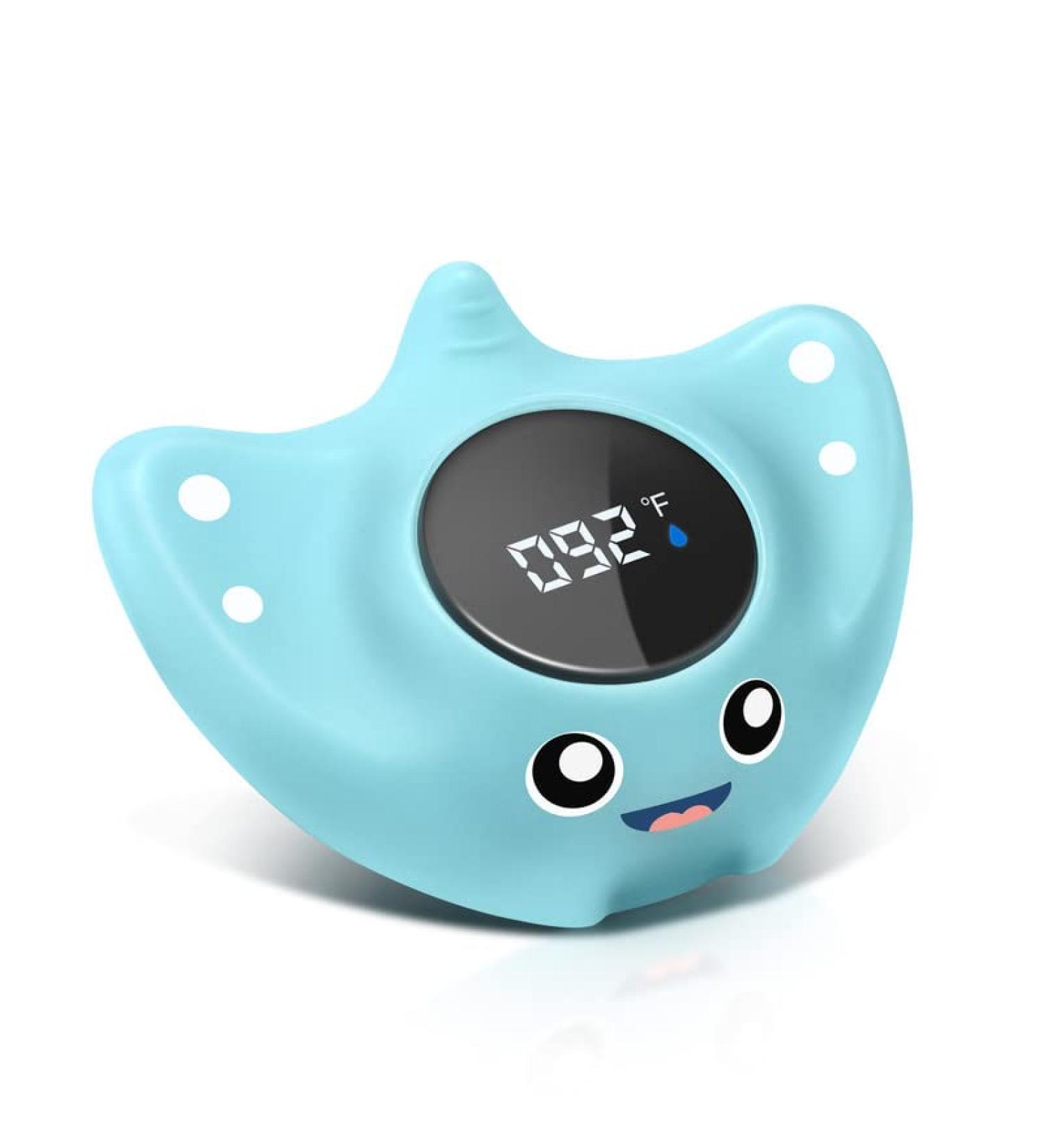 BabyElf Baby Bath Thermometer - Floating Bathtub Toy for Infant - Mute Visual Alert - Fahrenheit - Buy Online on SooperMarket.com