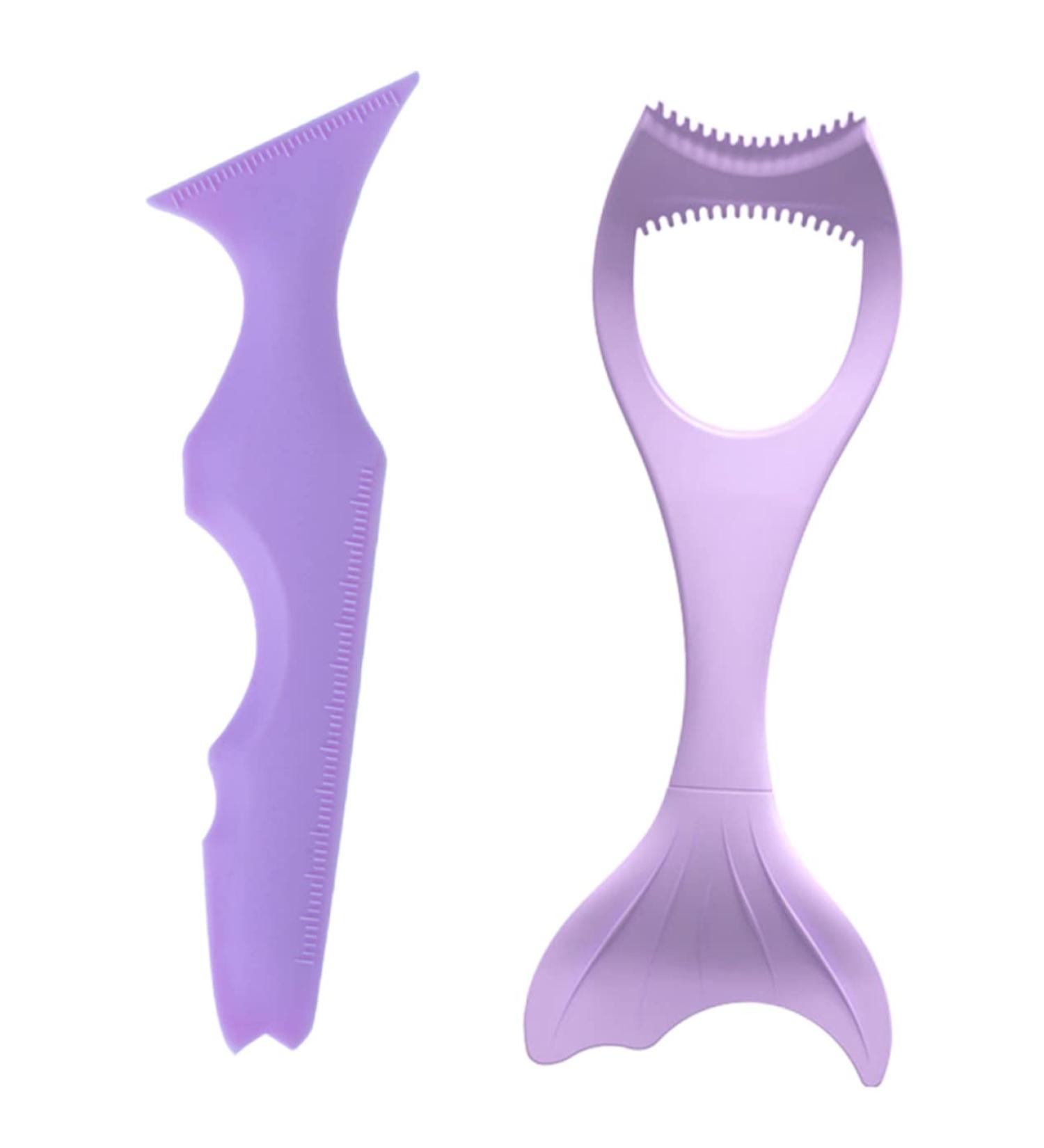 MAGICLULU 2pcs Women Make up Tools Lash Mascara Silicone Makeup Applicator Purple Thermostat - Buy Online on SooperMarket.com