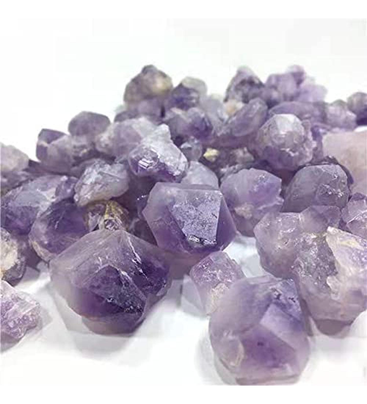 Gemstone Minerals raw Crystal Points Natural Purple Quartz Crystal Amethyst Cluster for Reiki 100g FUZEGRDLI - Buy Online on SooperMarket.com