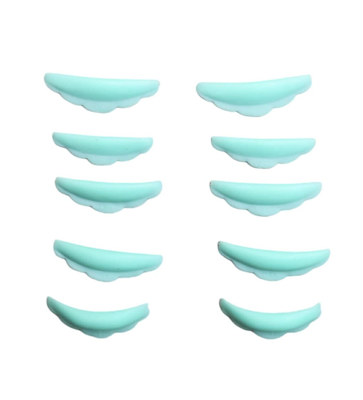 Dajidafu 5 Pairs Lash Curlers Lashes Lift Perming Eyelash Tool Domestic Eyelashes Kit Fashionable for Adults Beautifying Green - Buy Online on SooperMarket.com
