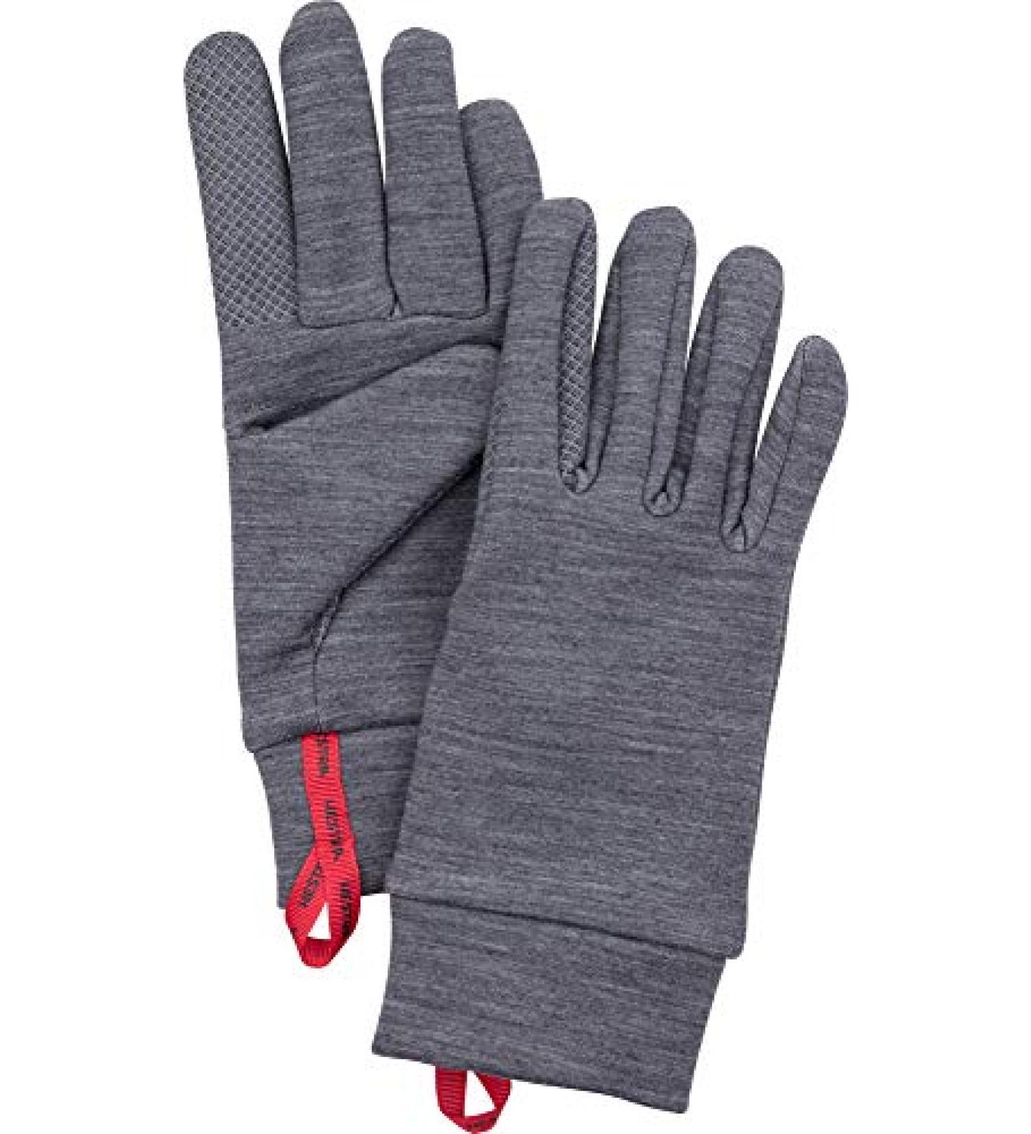 Hestra Touch Point Warmth Liner - Machine Washable, Touch Screen Compatible, Grey, Size 9 - Buy Online on SooperMarket.com