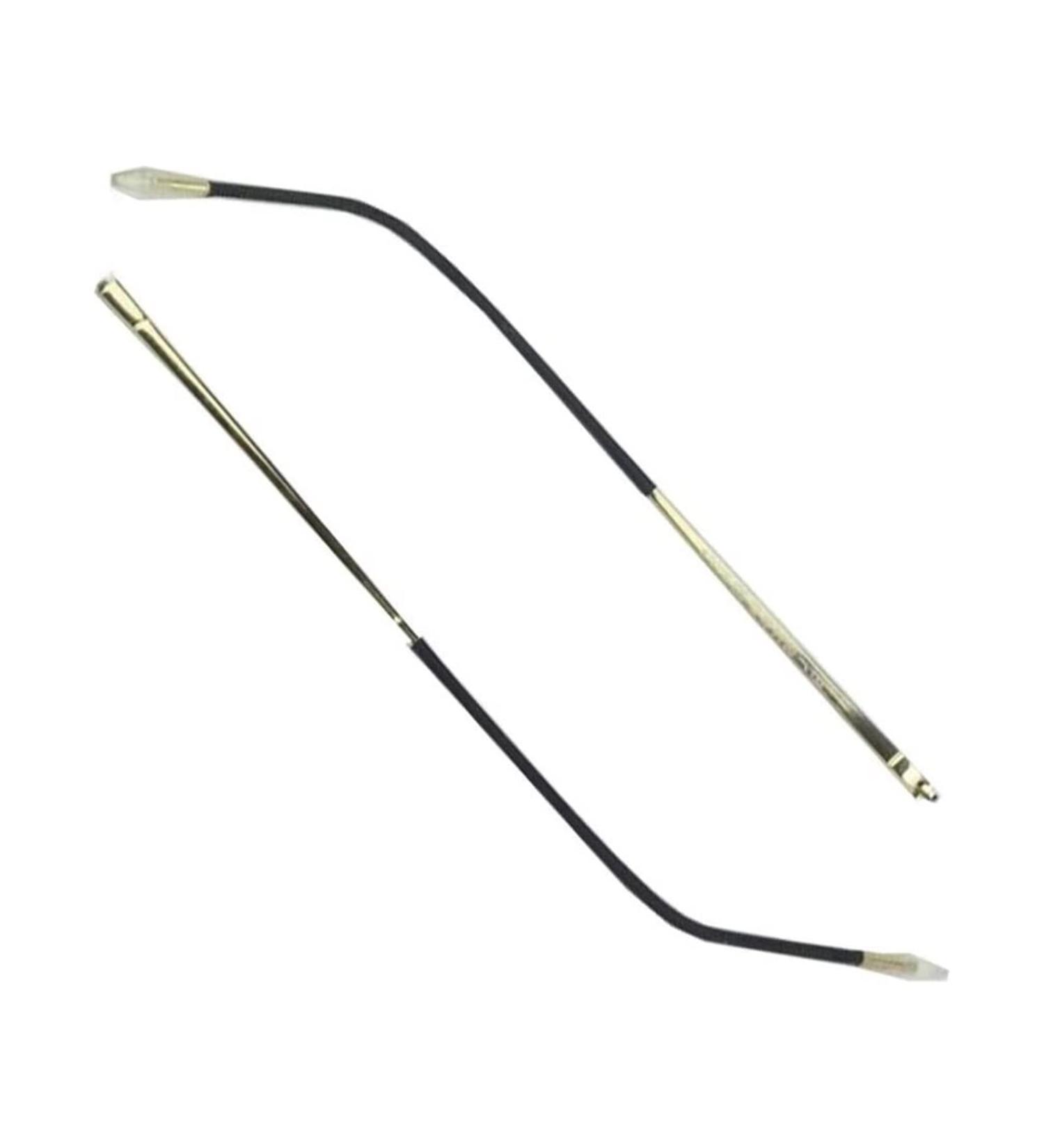 RANARA Replacement Eyeglass End Tips Eyeglass Legs Eyeglass Accessories 1 Pair Thin Metal Eyeglass Arms Eyeglass Replacement Temple Legs Gold