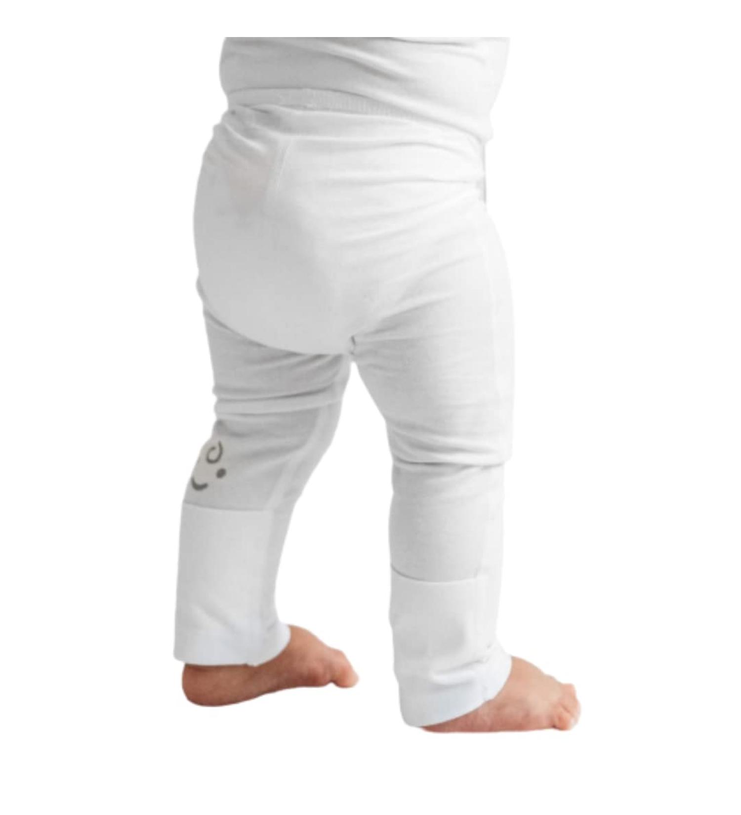 Eczema Baby Leggings for 9-12 Months | Soothes Itching, Moisturizes & Protects Dry Skin | White Eczema Clothing for Babies - Buy Online on SooperMarket.com