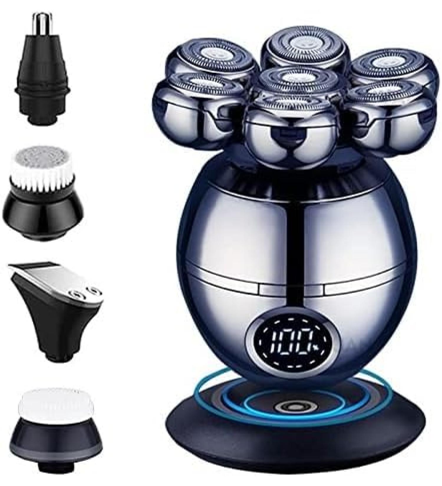 GeRRiT 7D Electric Razor for Men - Waterproof Multi-Function Shaver with LCD Display | Best Electric Razors for a Smooth Shave - Buy Online on SooperMarket.com