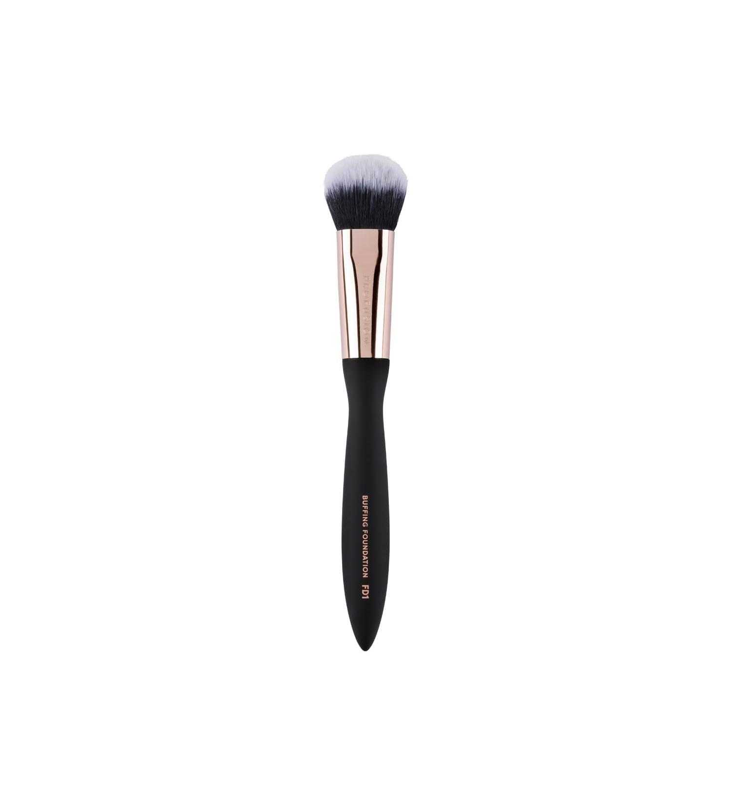 Profusion Cosmetics Artistry Series Buffing Foundation Brush Luxurious Soft Touch Matte Finish and Waved Handle With Optimum Grip for Lightweight Feel Perfect for Professional Artist and Self Use