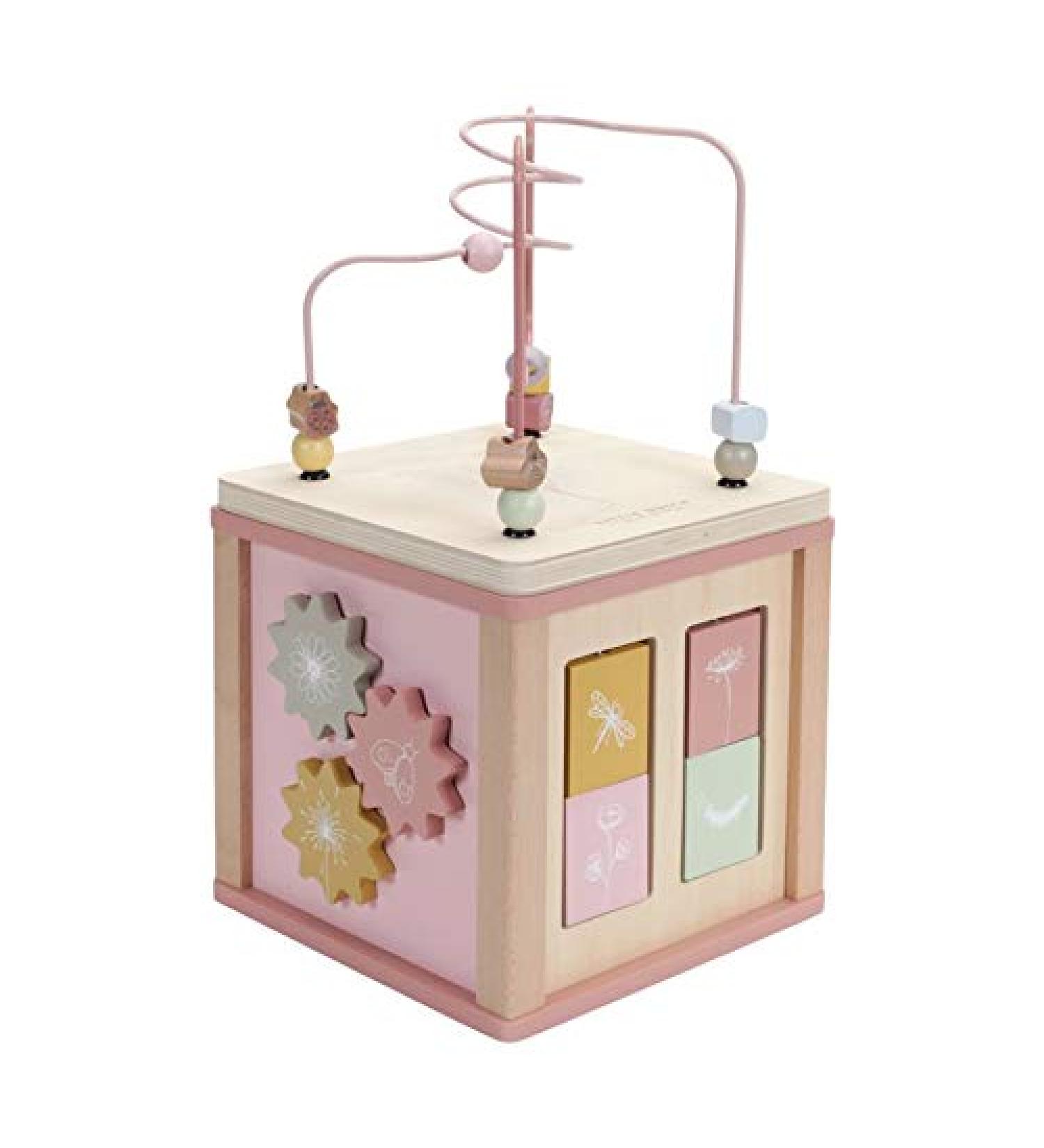 Buy Little Dutch 7028 Motor Skills Loop Activity Cube - International Shipping Available | Enhance Child Development - Buy Online on SooperMarket.com