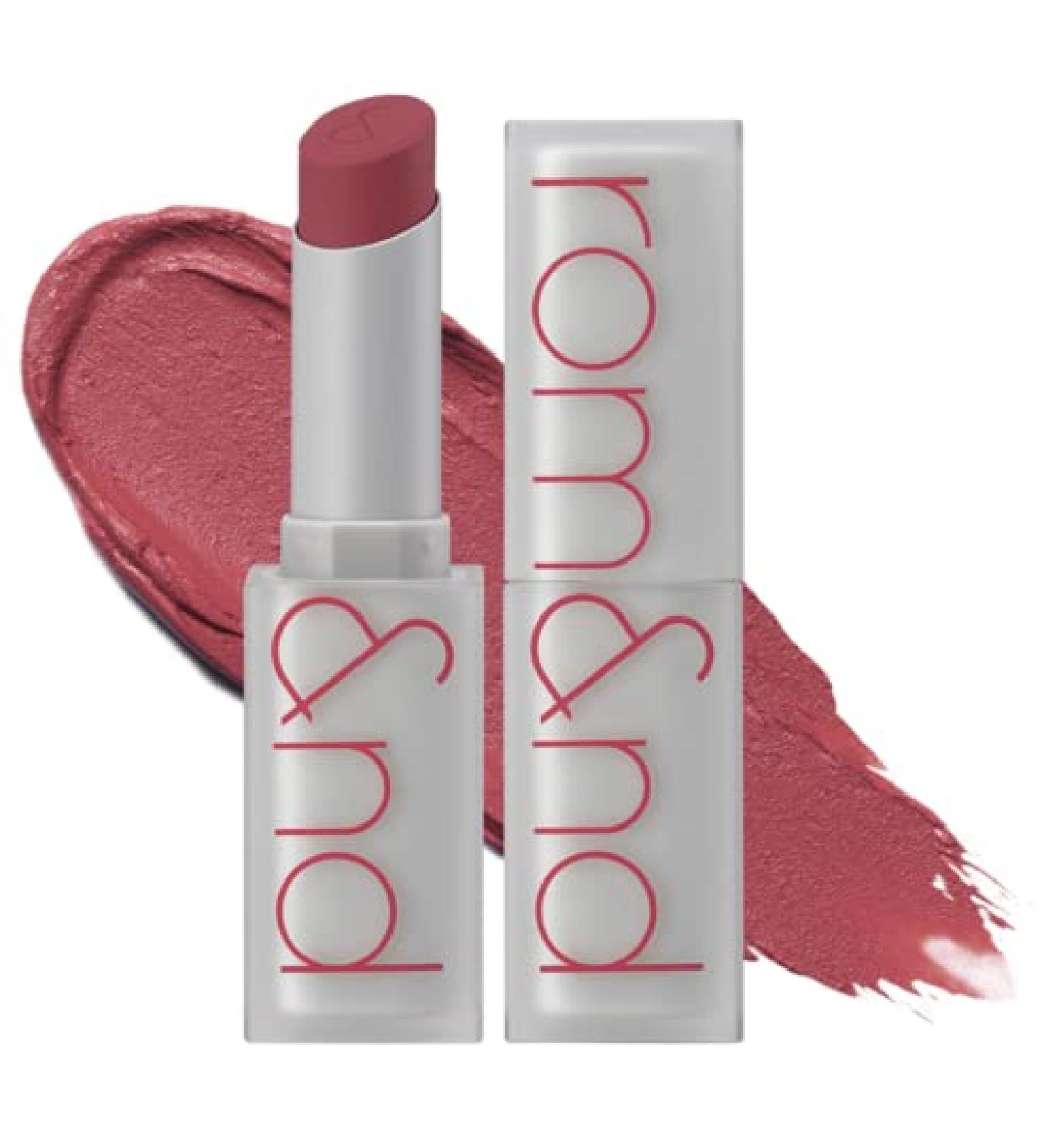 rom&nd Zero Matte Lipstick | Colourpop Sensational Daily Lip Color | K-Beauty 3g No.01 Dusty Pink - Buy Online on SooperMarket.com