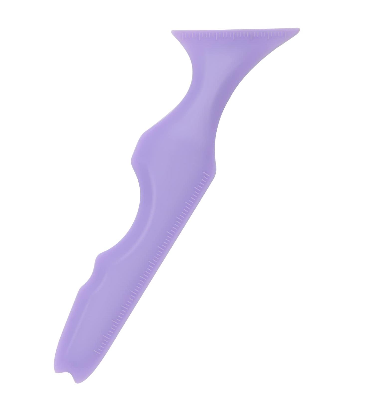 Catcan 5-in-1 Eyeliner Stencils for Eyes - Reusable Silicone Tool for Beginners - Purple - Buy Online on SooperMarket.com
