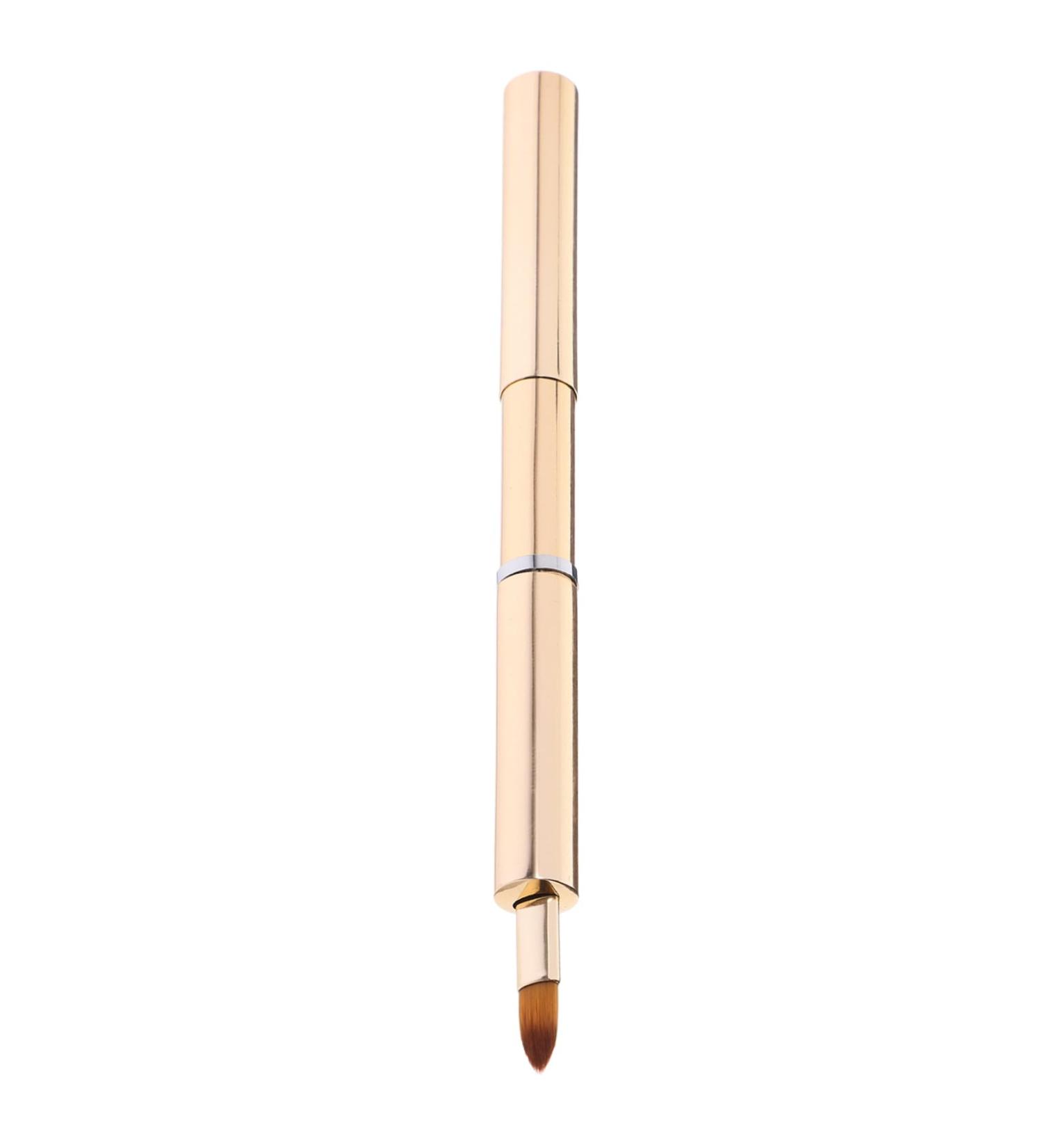 Didiseaon Lip Balm & Makeup Brush Tool - Gold Aluminum Lip Brush for Women | Smudge Stick & Applicator | Beauty Accessories - Buy Online on SooperMarket.com