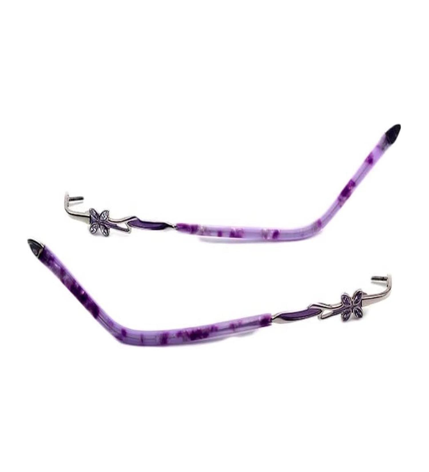 Buy Ranara Replacement Glasses End Tips - Metal Repair Parts for Borderless Inlet Glasses - 1 Pair Purple - Buy Online on SooperMarket.com