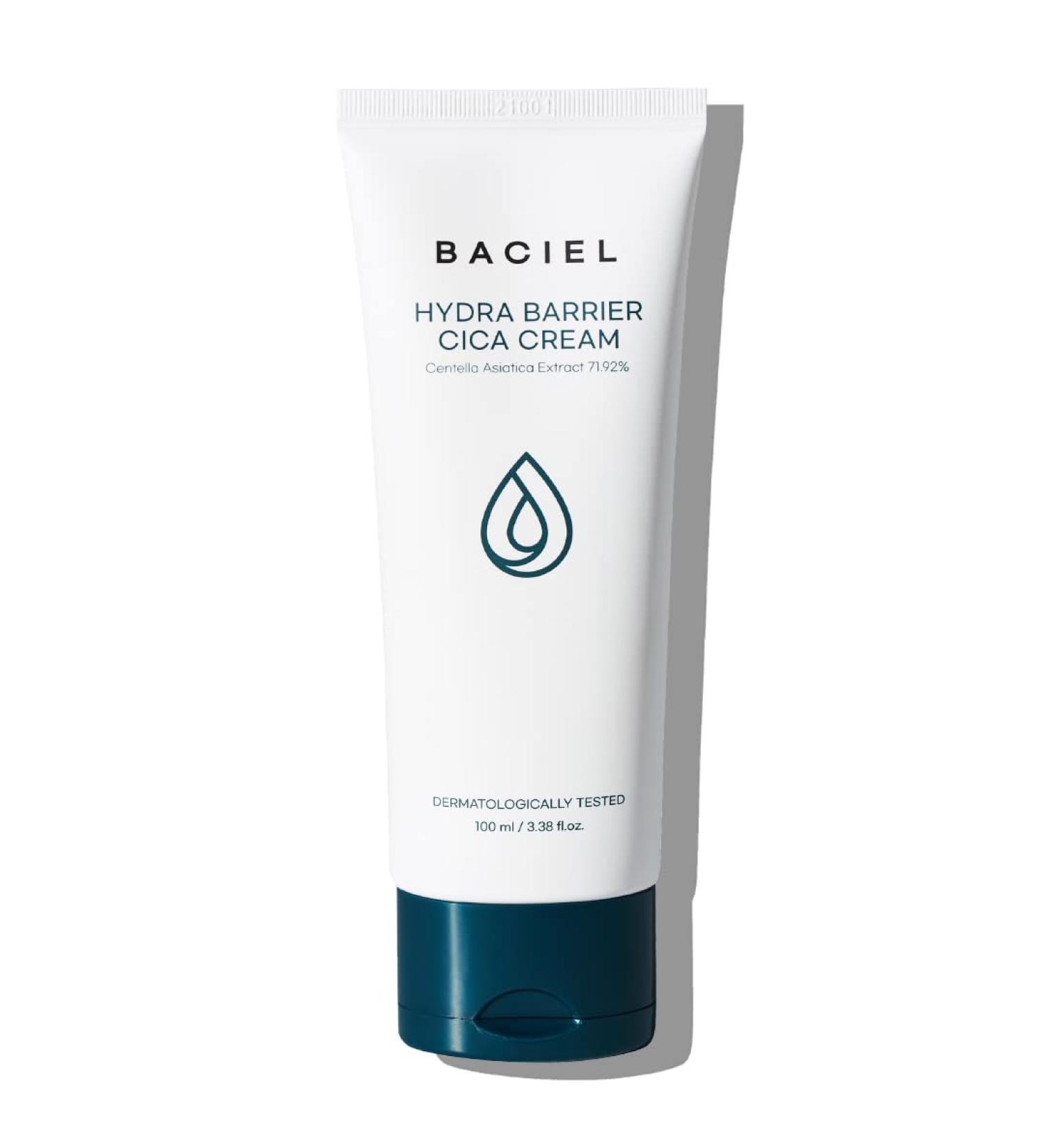 BACIEL Hydra Barrier CICA Cream - Korean Facial Moisturizer with Hyaluronic Acid Ceramide & Niacinamide | 3.38 fl.oz - International Shipping Available - Buy Online on SooperMarket.com