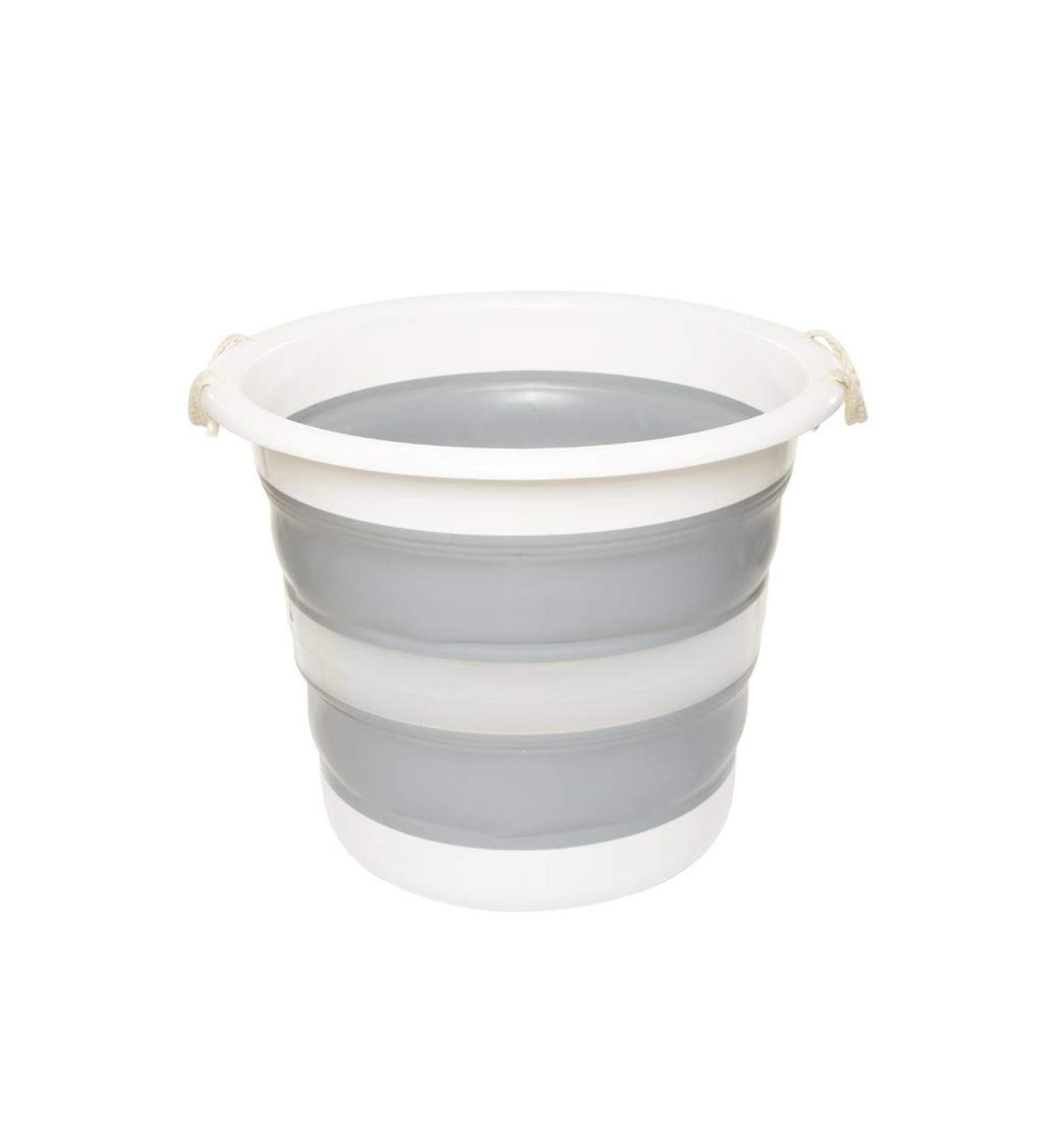 Foldable Large Bucket 30L Thickened Large Capacity Laundry Bucket Portable Household Foot Bath Plastic Bath Portable Portable (Color : Blue) ANXYL Present Hopeful Grey - Buy Online on SooperMarket.com