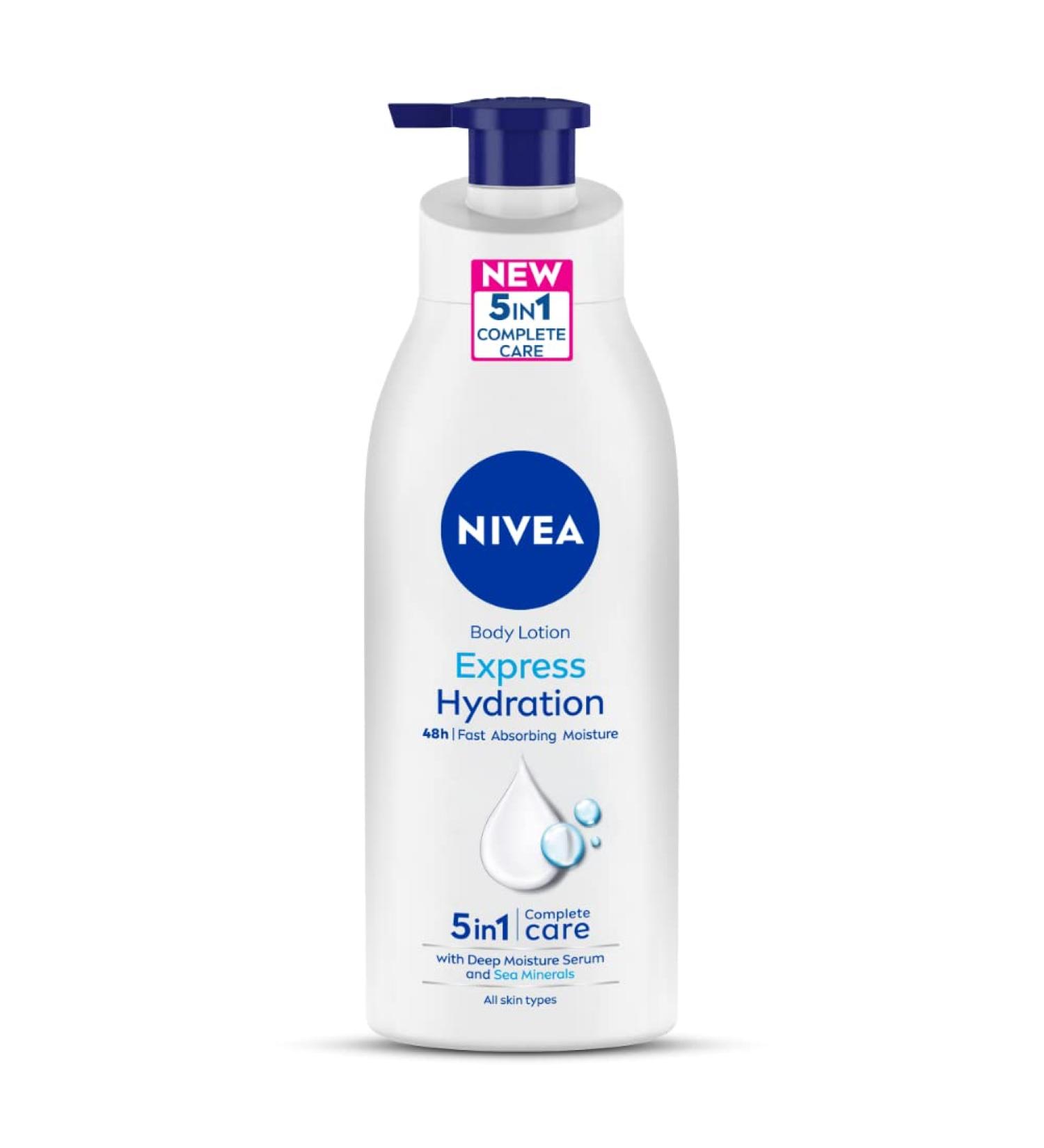 Nivea Express Hydration Body Lotion (400 ml) - Fast Absorbing Moisturizer - Buy Online on SooperMarket.com