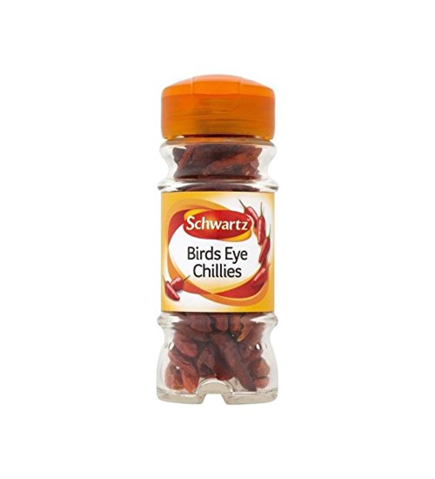 Schwartz Birds Eye Chili Glass 11G - Pack of 4