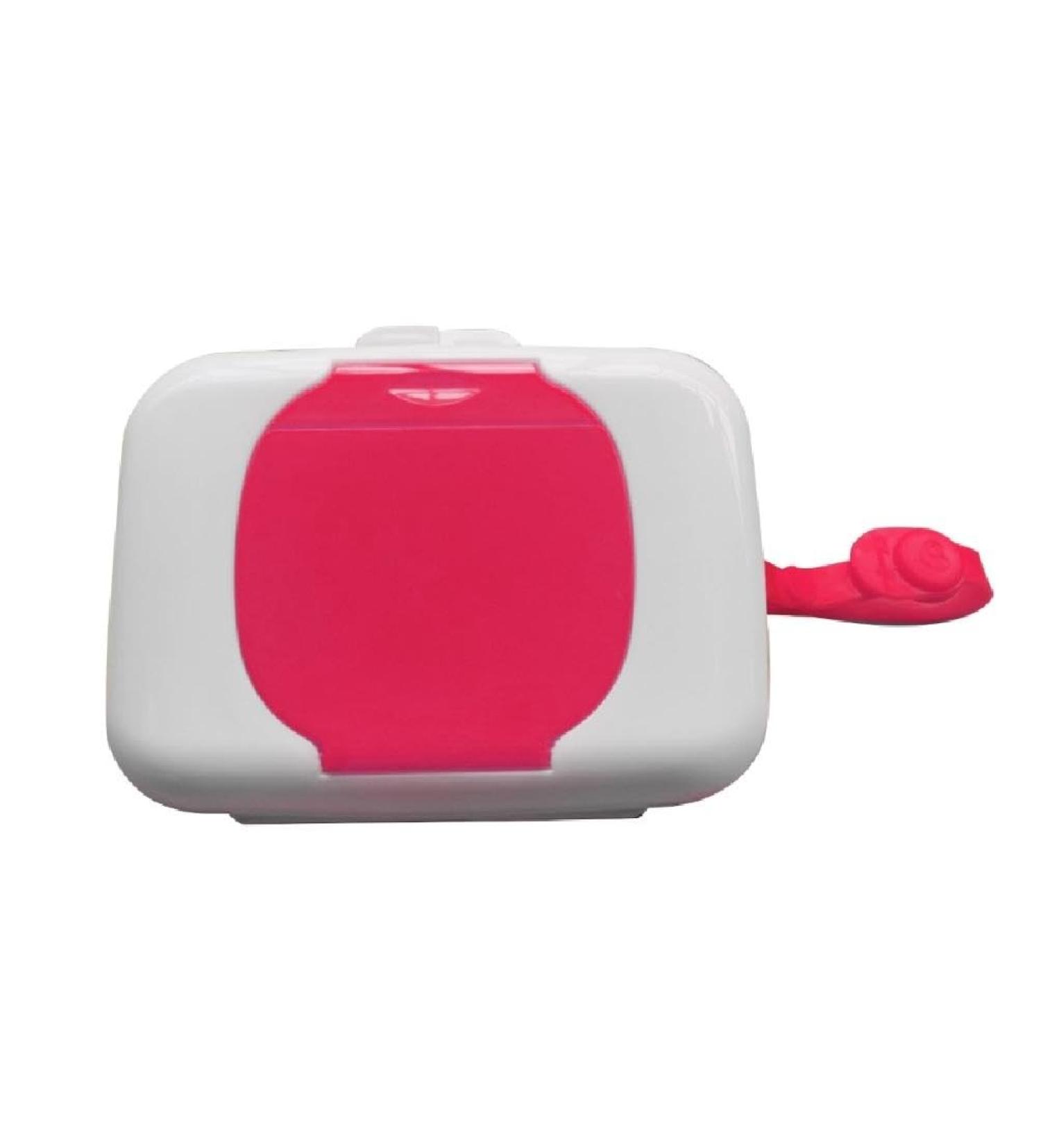 Hand Mouth Wet Wipe Box Portable Refillable Baby Wipes Dispenser Holder Wipes Carrying Cases for Travel Tissue Box Red - Buy Online on SooperMarket.com