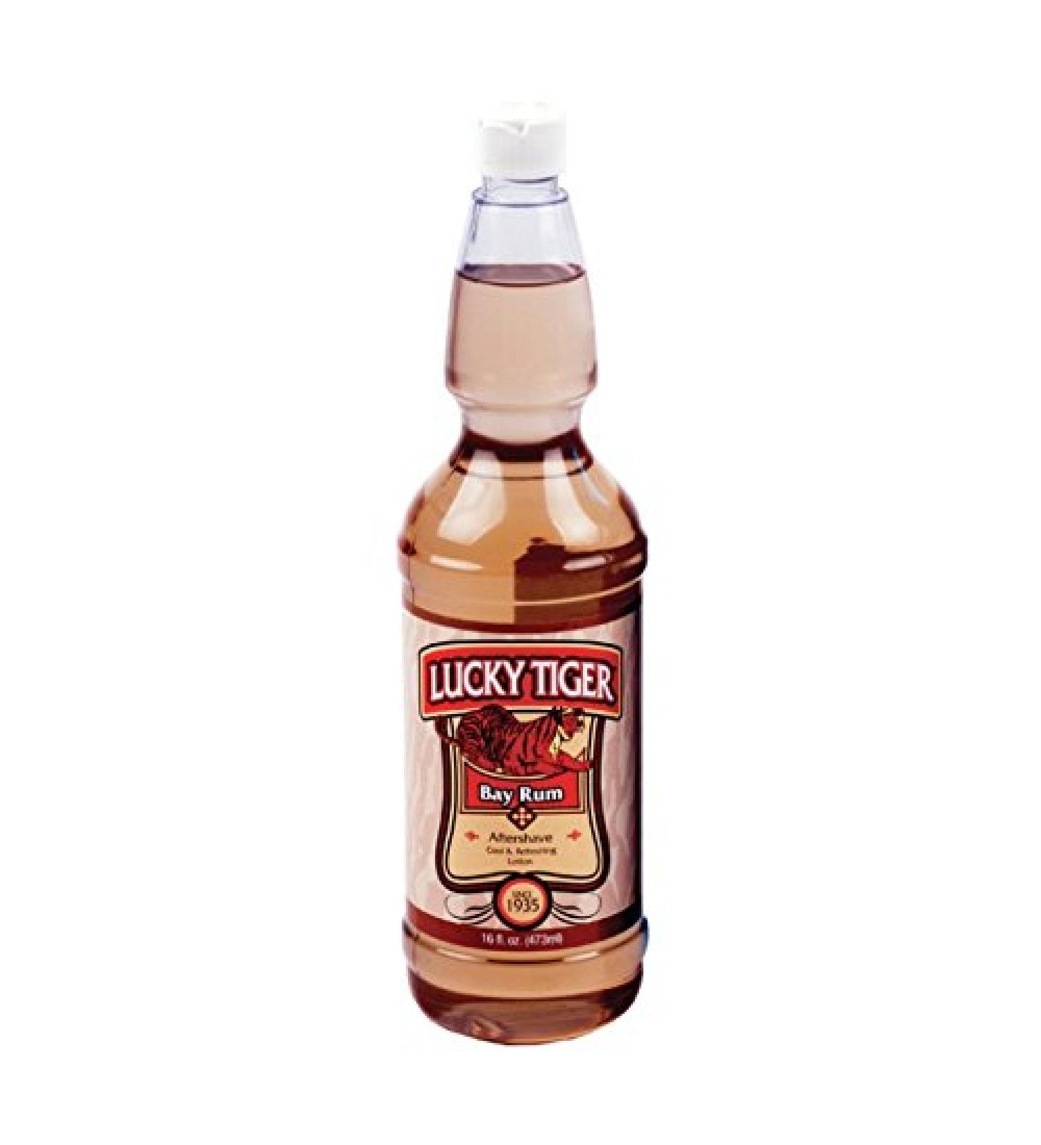 Lucky Tiger Bay Rum After Shave, 16 Ounce