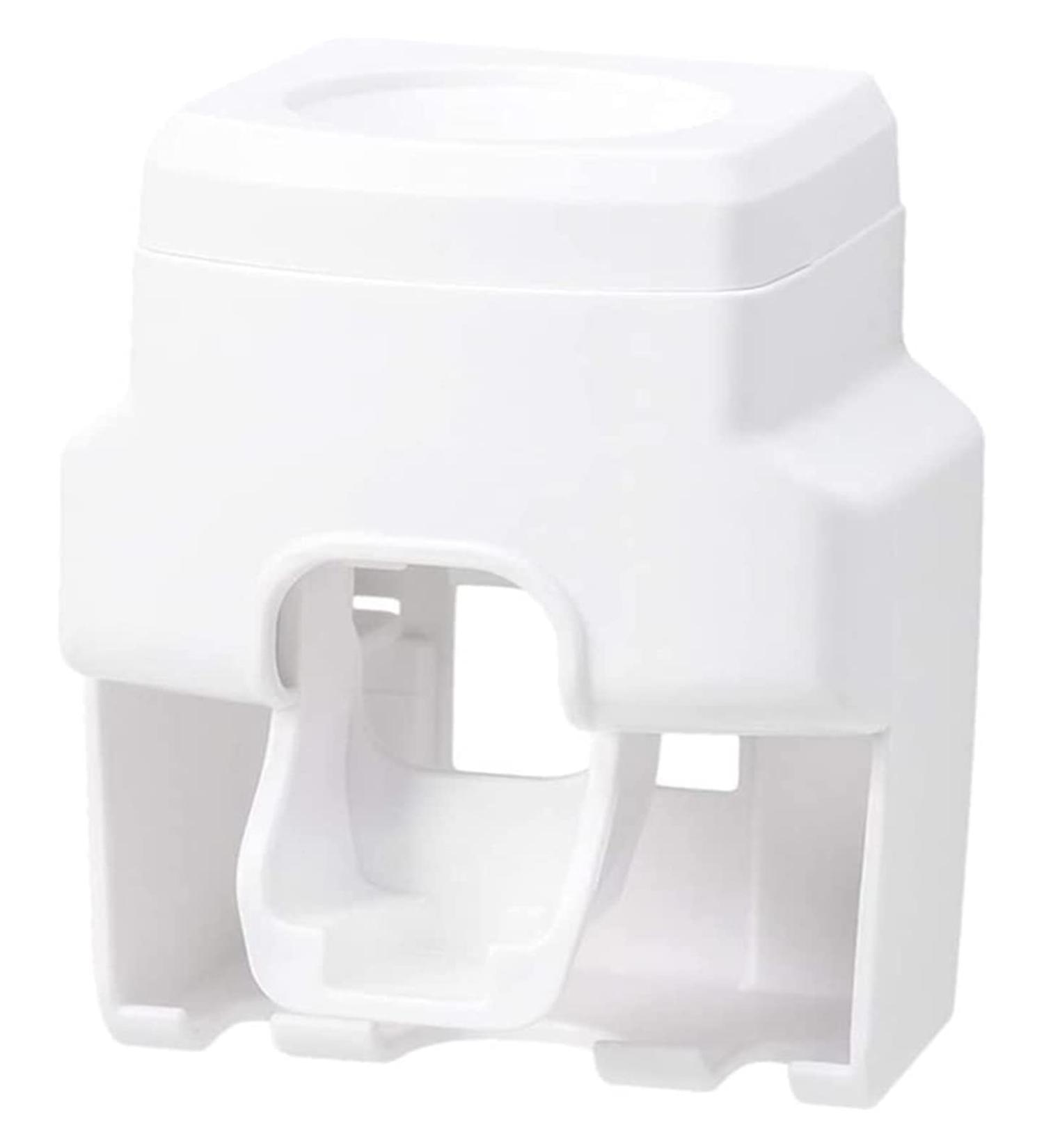 Elzey Wall-Mounted Electric Toothbrush Holder - Multi-Purpose Stand for Toothbrushes & Toothpaste - White | International Shipping Available - Buy Online on SooperMarket.com