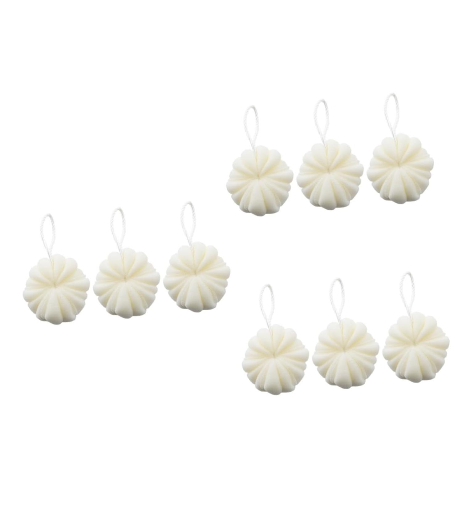 NOLITOY 9 Pcs Mesh Bath Balls - Luxurious Shower & Spa Cushions for Ultimate Relaxation - International Shipping Available - Buy Online on SooperMarket.com