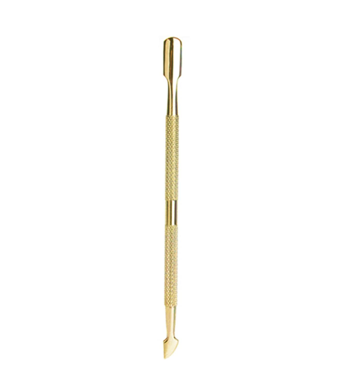 Double Side Rust-Proof Nail Pusher Stainless Steel Anti-Slip Solid Nail Tool Exfoliating Accessories Super nice elegant Nails Tool-Golden - Buy Online on SooperMarket.com