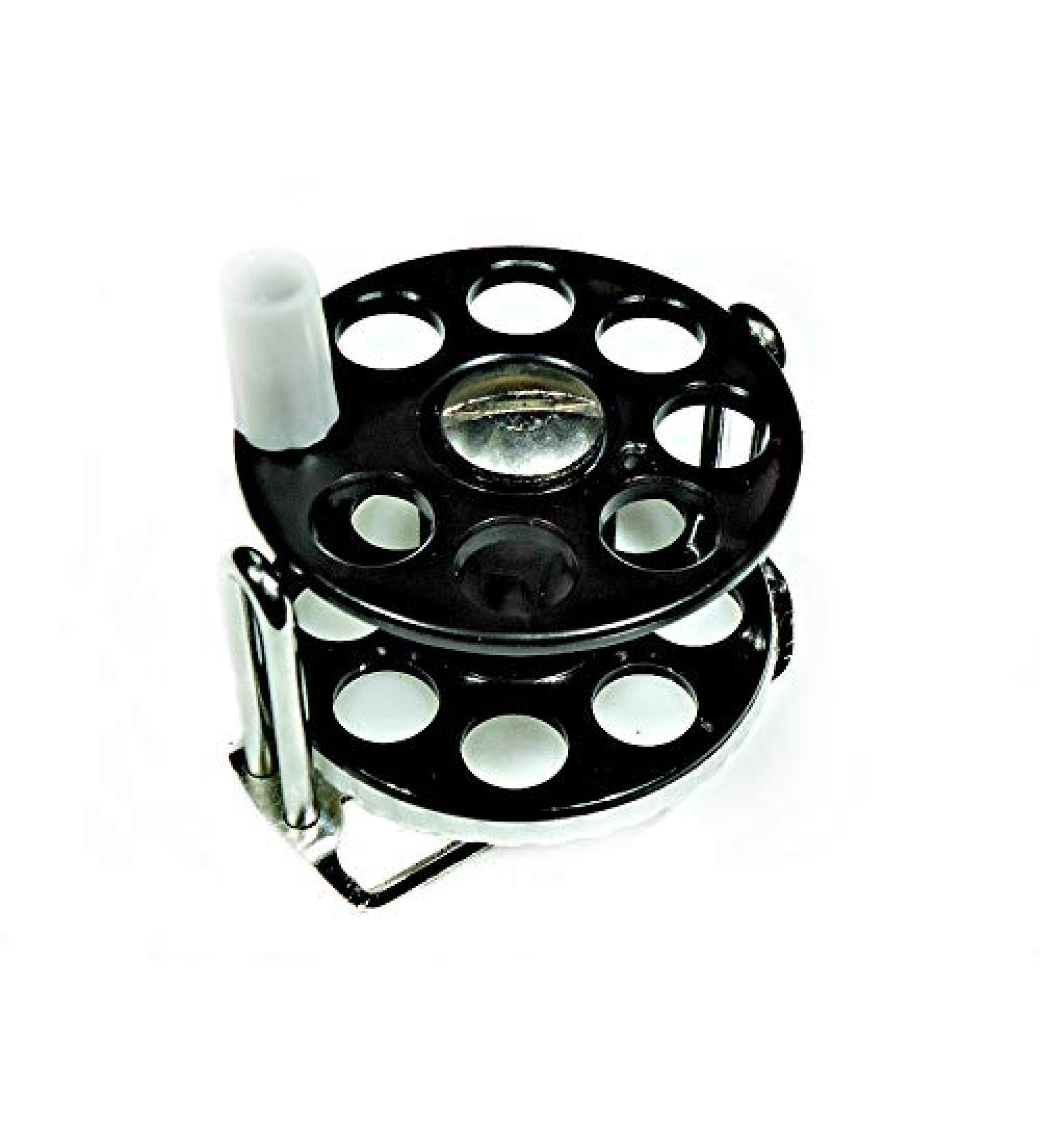 Pelengas Spearfishing Speargun Reel - Stainless Steel & Plastic, Black-White - Buy Online on SooperMarket.com