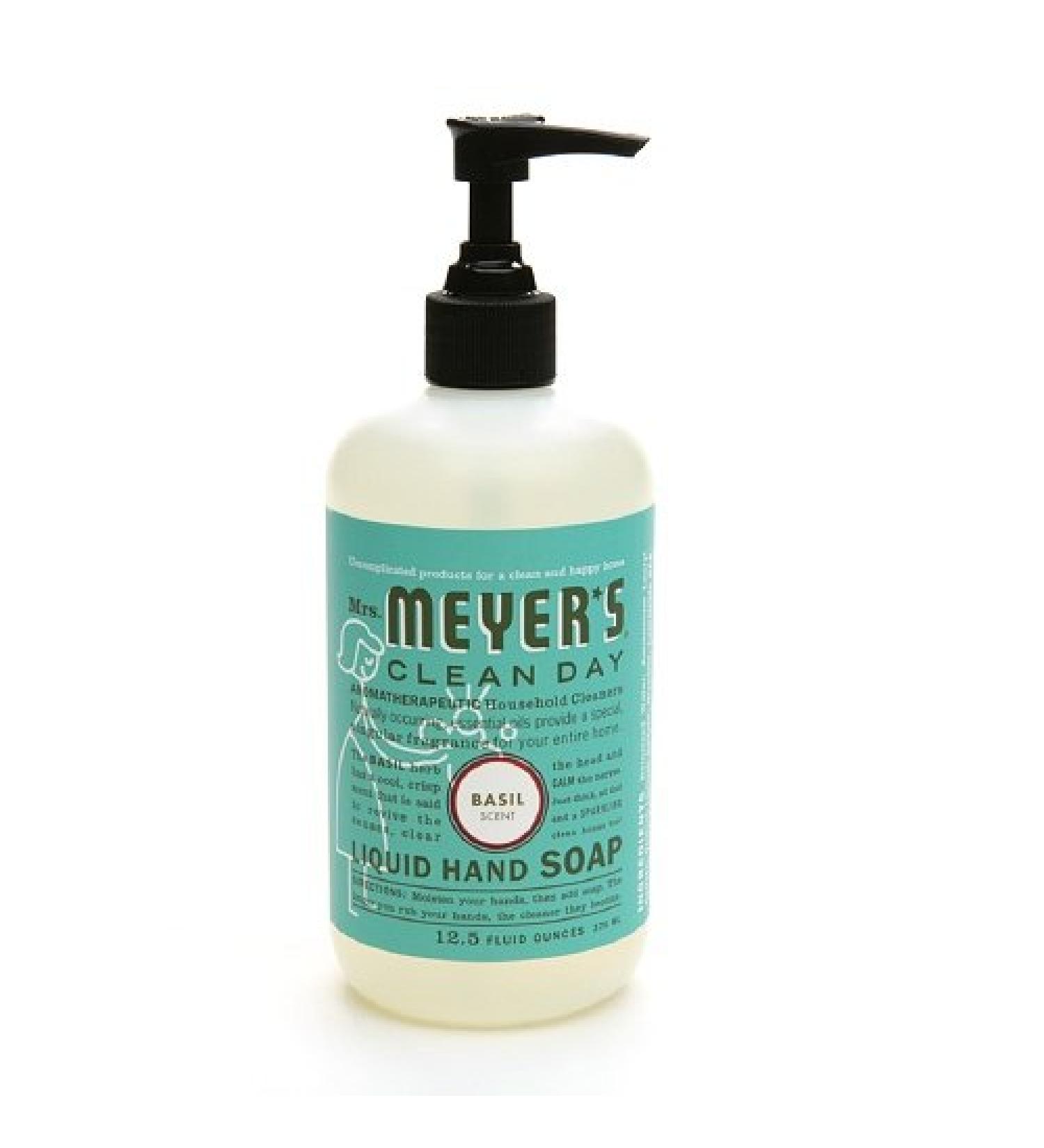 Basil Liquid Hand Soap Set of 2