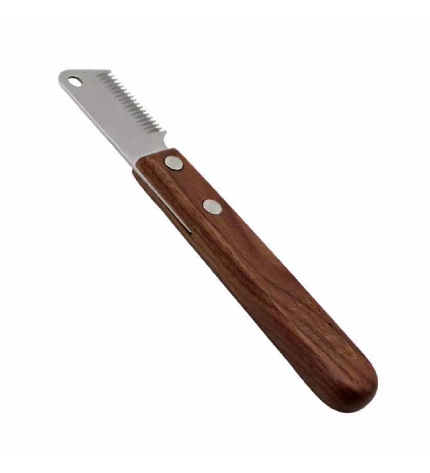 Wenfousemo 1Pcs Dog Stripping Knife Professional Dog Stripping Tool Pet Deshedding Tool Pet Grooming Tool Pet Stripping Tool for Pet - Buy Online on SooperMarket.com