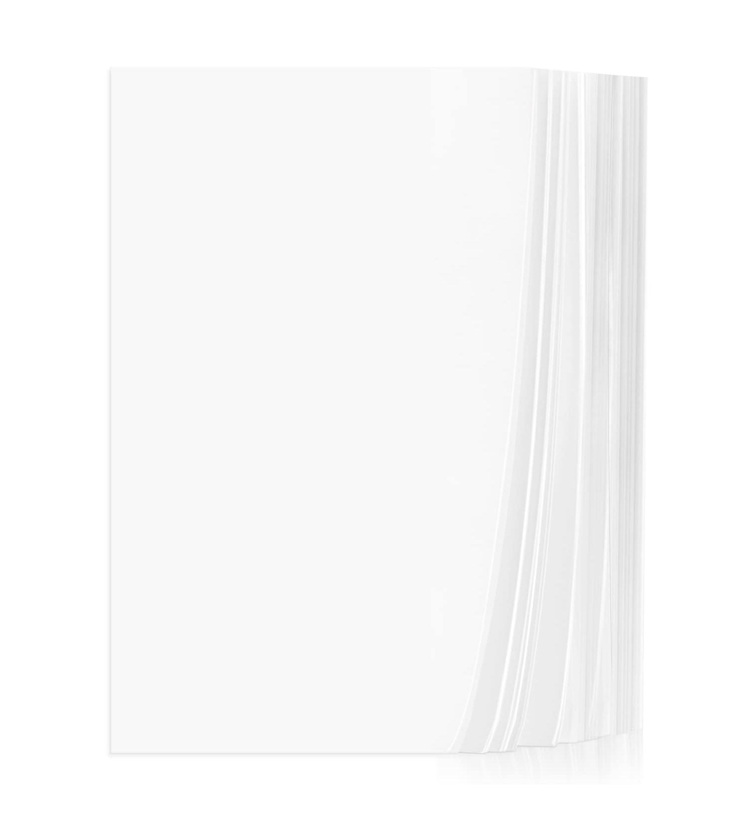 Cridoz 115GSM Transparent Vellum Paper 8.5 x 11 - Ideal for Printing Invitation Cards and Tracing - Buy Online on SooperMarket.com