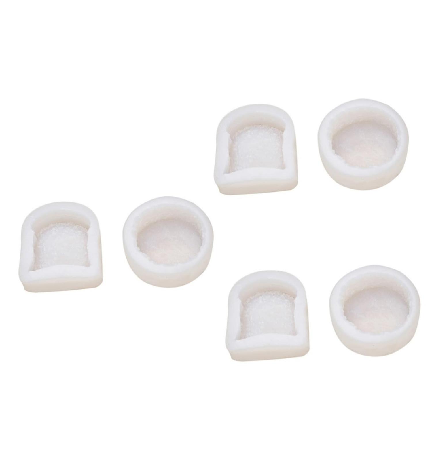 MAGICLULU 6 Pcs Cake Mold Silicone Baking Cup Cookie Cake Pan Cookie Silicone Cake Pan Ice Ball Mold Chocolate Making Mold Soap Candle Mold Mini Muffins Aroma White Bread Silica Gel Cake Pie Whitex3pcs 9X8X2.6CMx3pcs - Buy Online on SooperMarket.com