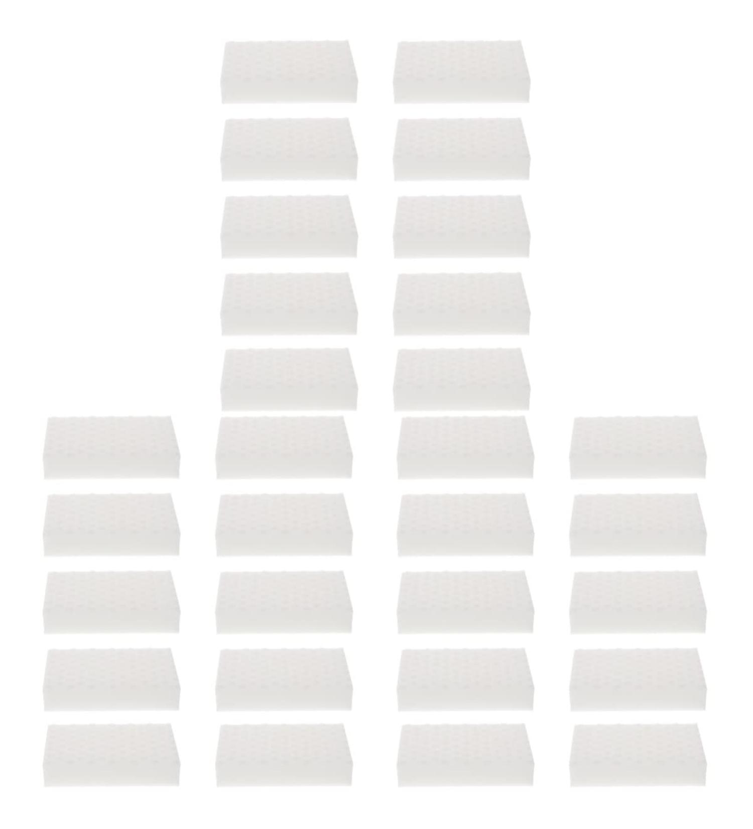 Cabilock 30 Pcs High Density Sponge Block Pot Scrubber Sponges Car Cleaning Scrubber Window Cleaner Scrubbing Sponges Double- Sided Sponge Dish Pan Car Tools Eraser White Melamine Tableware 10X6X2CMx3pcs Whitex3pcs - Buy Online on SooperMarket.com