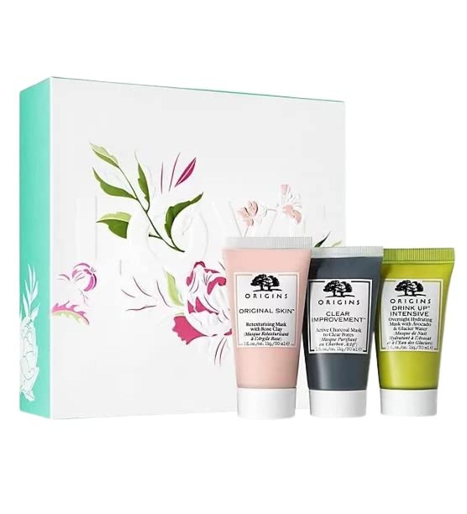 Origins Love and Mask Masking Trio to Retexturize Purify and Hydrate