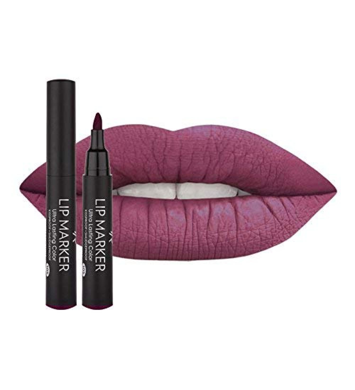 Golden Rose Lip Marker Stain - Ultra Long Lasting Natural Finish - 105 Mulberry - Buy Online on SooperMarket.com