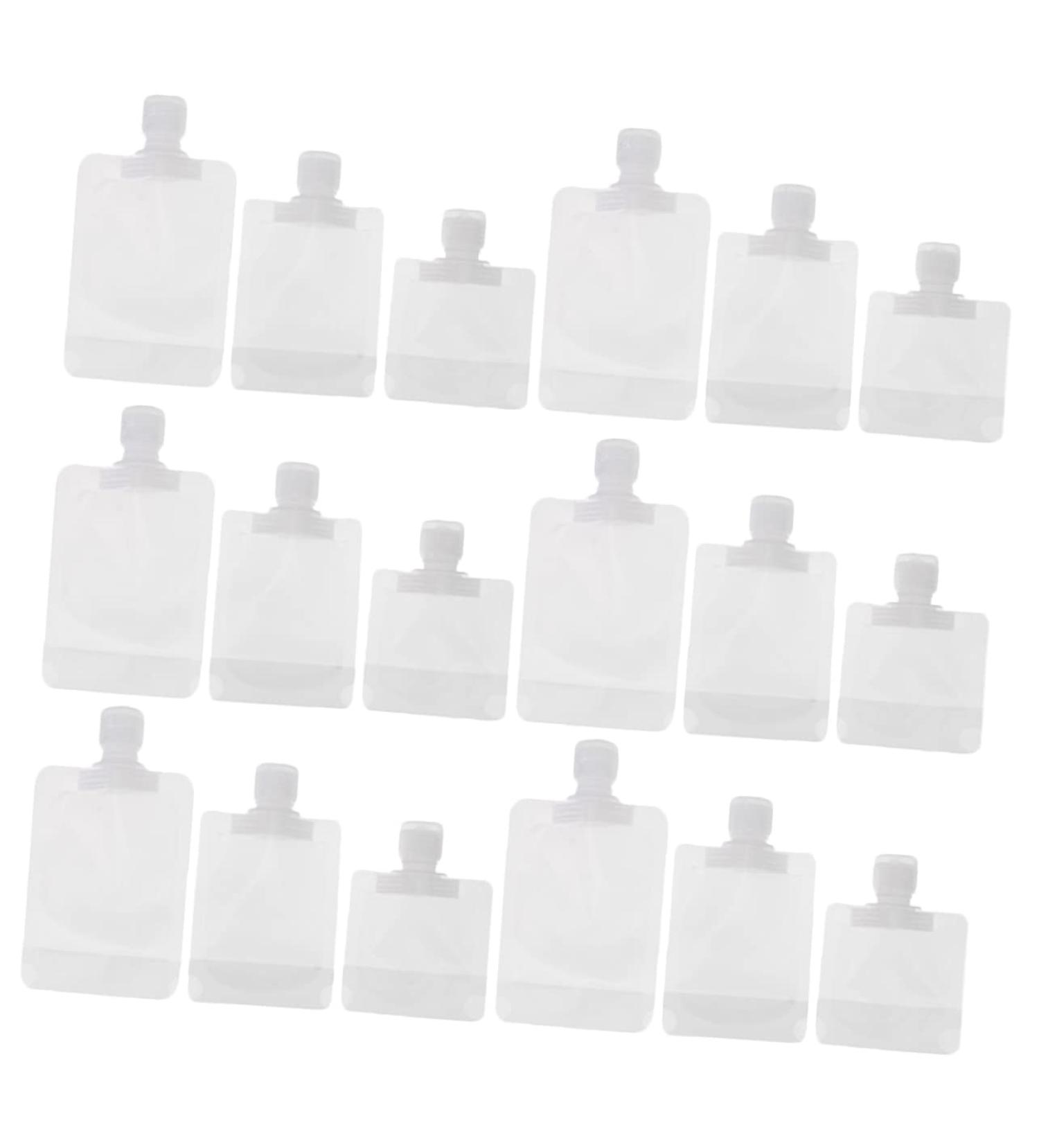 minkissy 1 Set Flap Lotion Bag Shampoo Container Portable Spout Pouch Travel Size Container Travel Toiletries Travel Pouches for Toiletries Liquid Square The Pet Clamshell Dispenser - Buy Online on SooperMarket.com