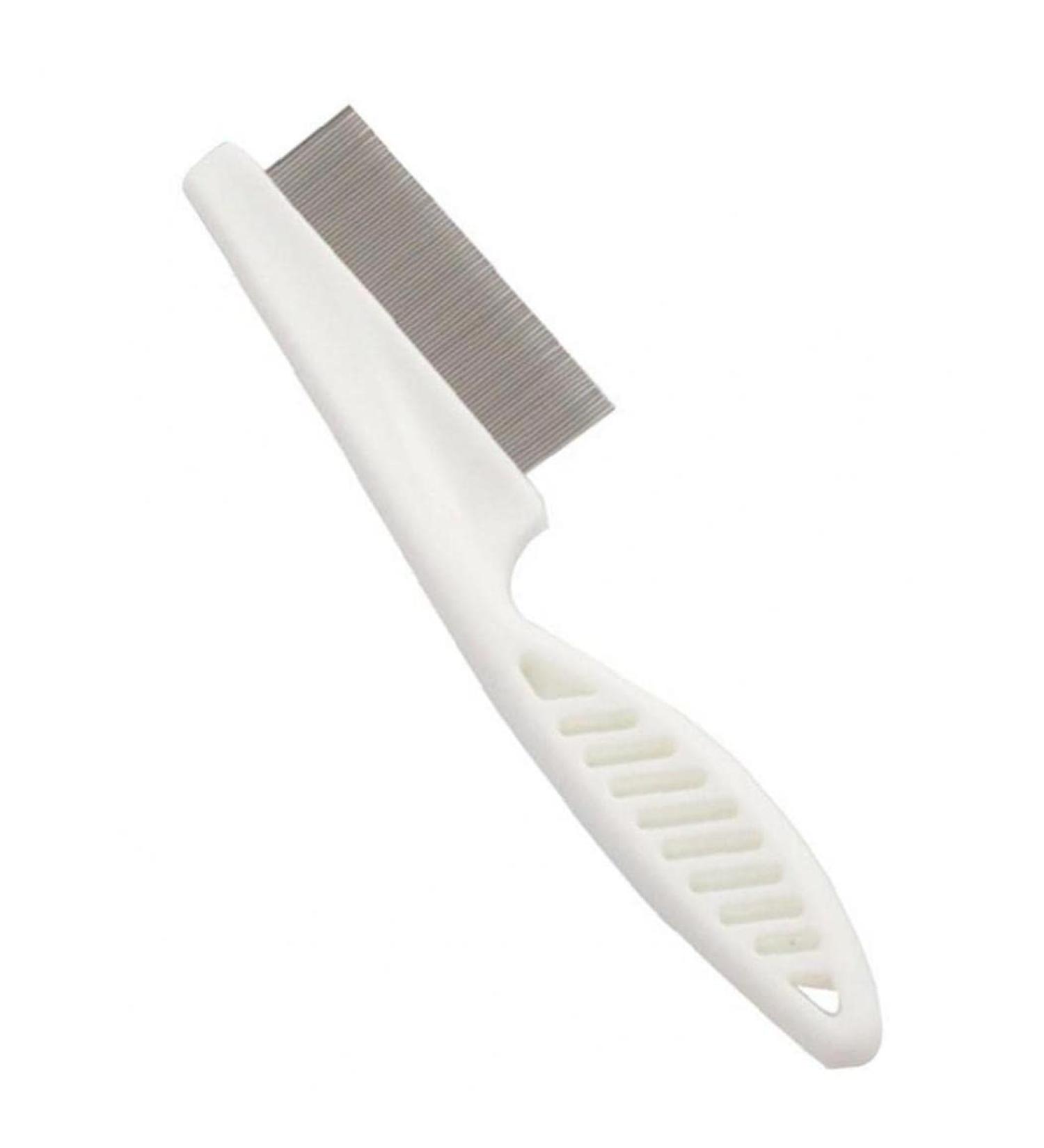 Flea Comb for Dogs & Cats | Soft Stainless Steel Pet Grooming Comb - Remove Fleas & Tangles - Buy Online on SooperMarket.com