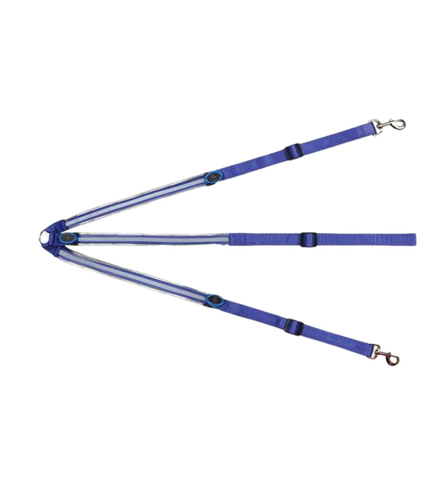 FM2018XSL Horse Harness LED Breastplate - Luminous Reflective Safety Belt for Equestrian Outdoor Adventures - Blue - Buy Online on SooperMarket.com