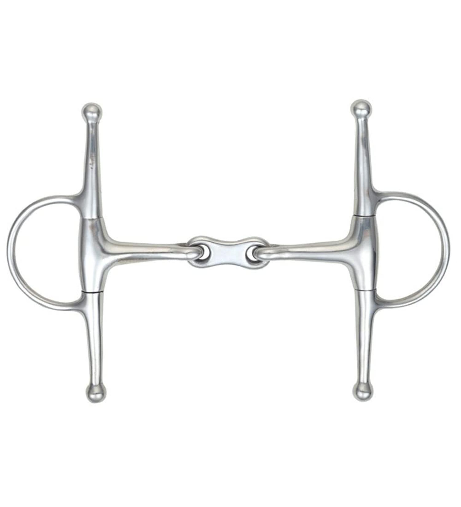 Shires Full Cheek French Link Snaffle Silver 5"