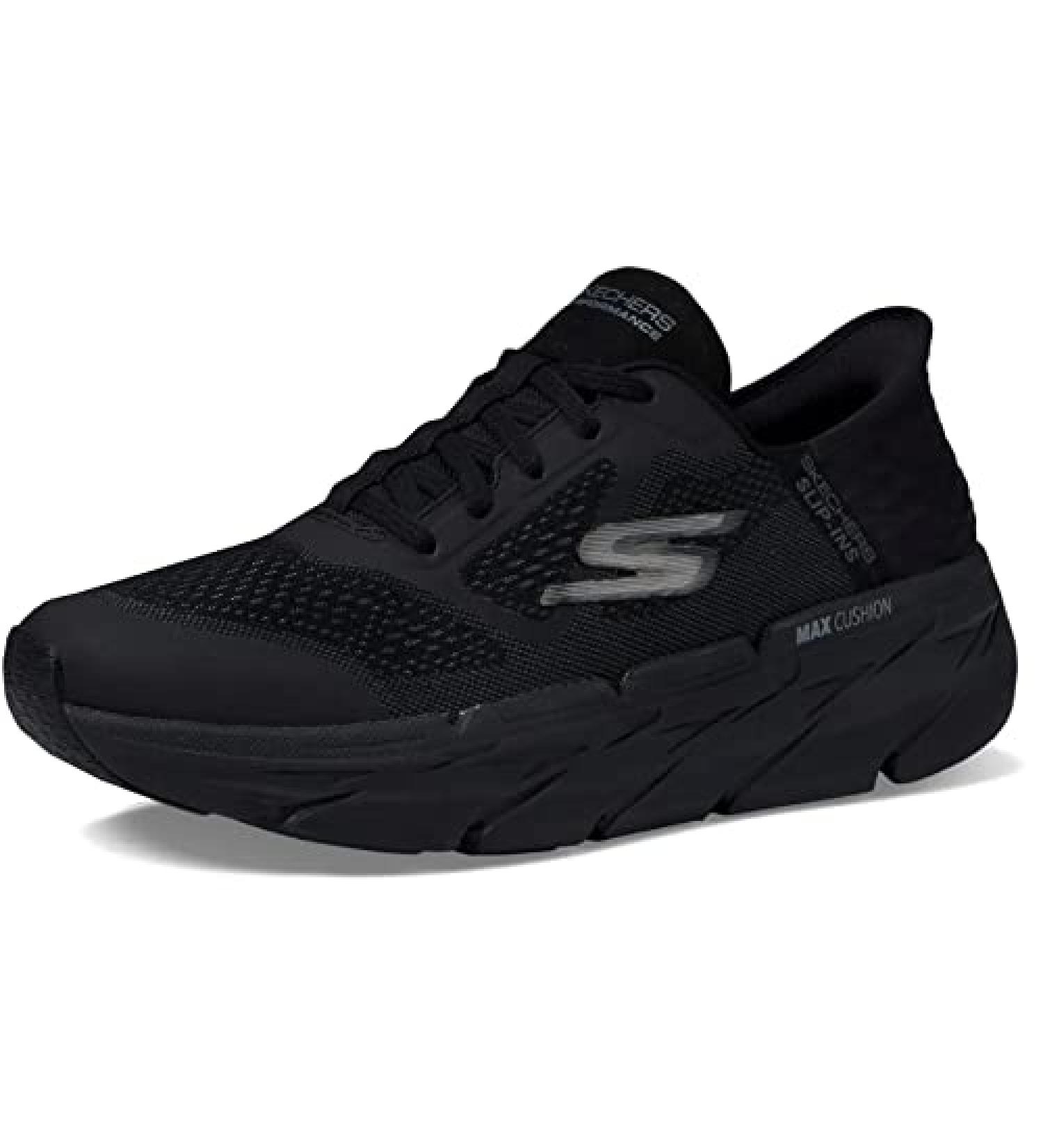 Skechers Men's Max Cushioning Slip-ins - Memory Foam Sneaker 10.5 Black - Buy Online on SooperMarket.com