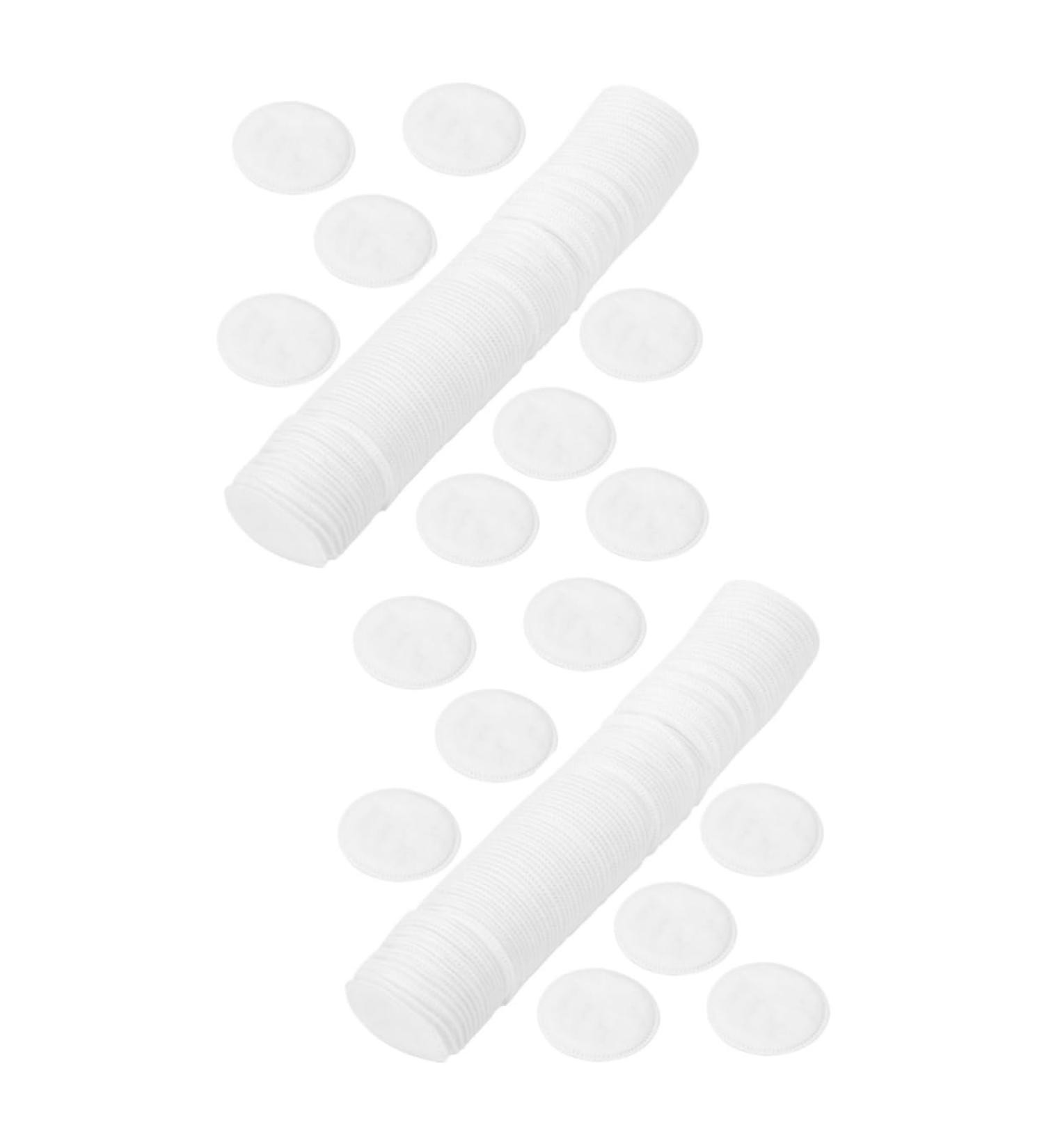FRCOLOR 200 Pcs Disposable Face Sponges - Thick Overlock Cotton Nail Polish Cleaning Pads for Household Use - Buy Online on SooperMarket.com