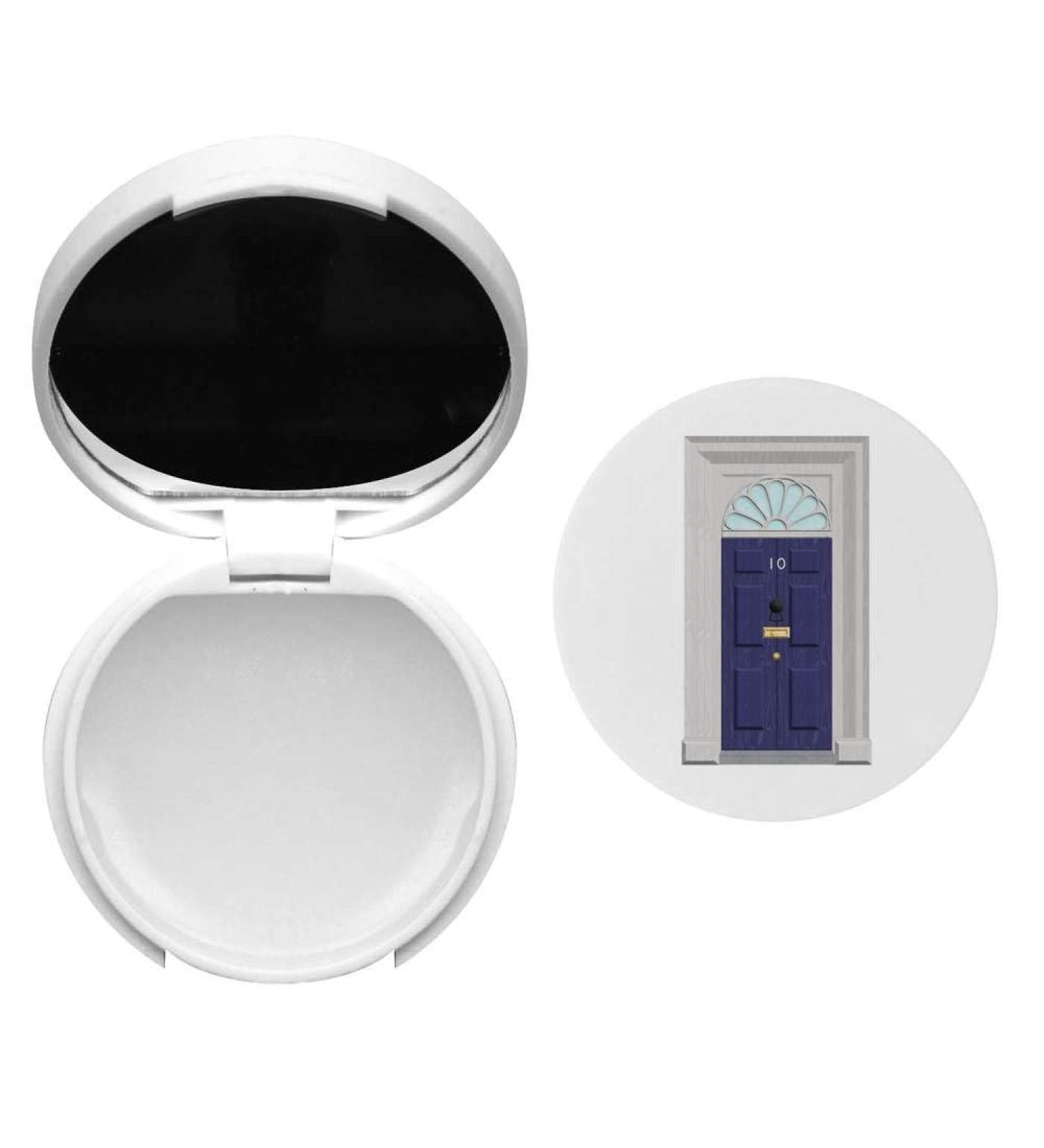 No. 10 Downing Street Door Lip Balm with Mirror - Hydrating & Stylish | International Shipping Available - Buy Online on SooperMarket.com