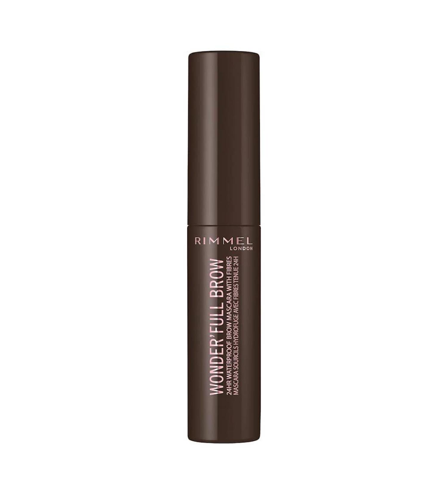 Rimmel Wonderfull 24H Brow 003 Dark Brown - 4.5 ml (1 Pack) | Long-Lasting Eyebrow Gel for Flawless Brows - International Shipping Available - Buy Online on SooperMarket.com