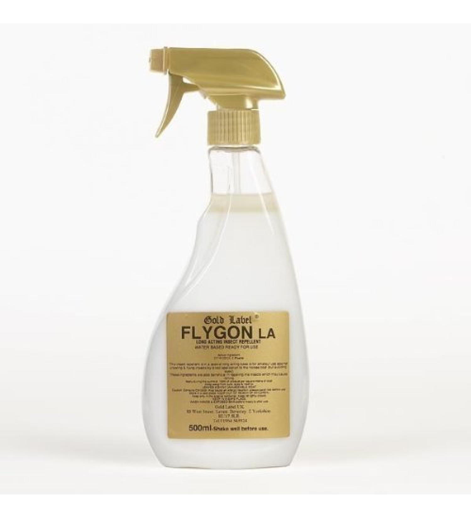 Gold Label Flygon LA Spray for horses 500ml - Long acting insect repellent