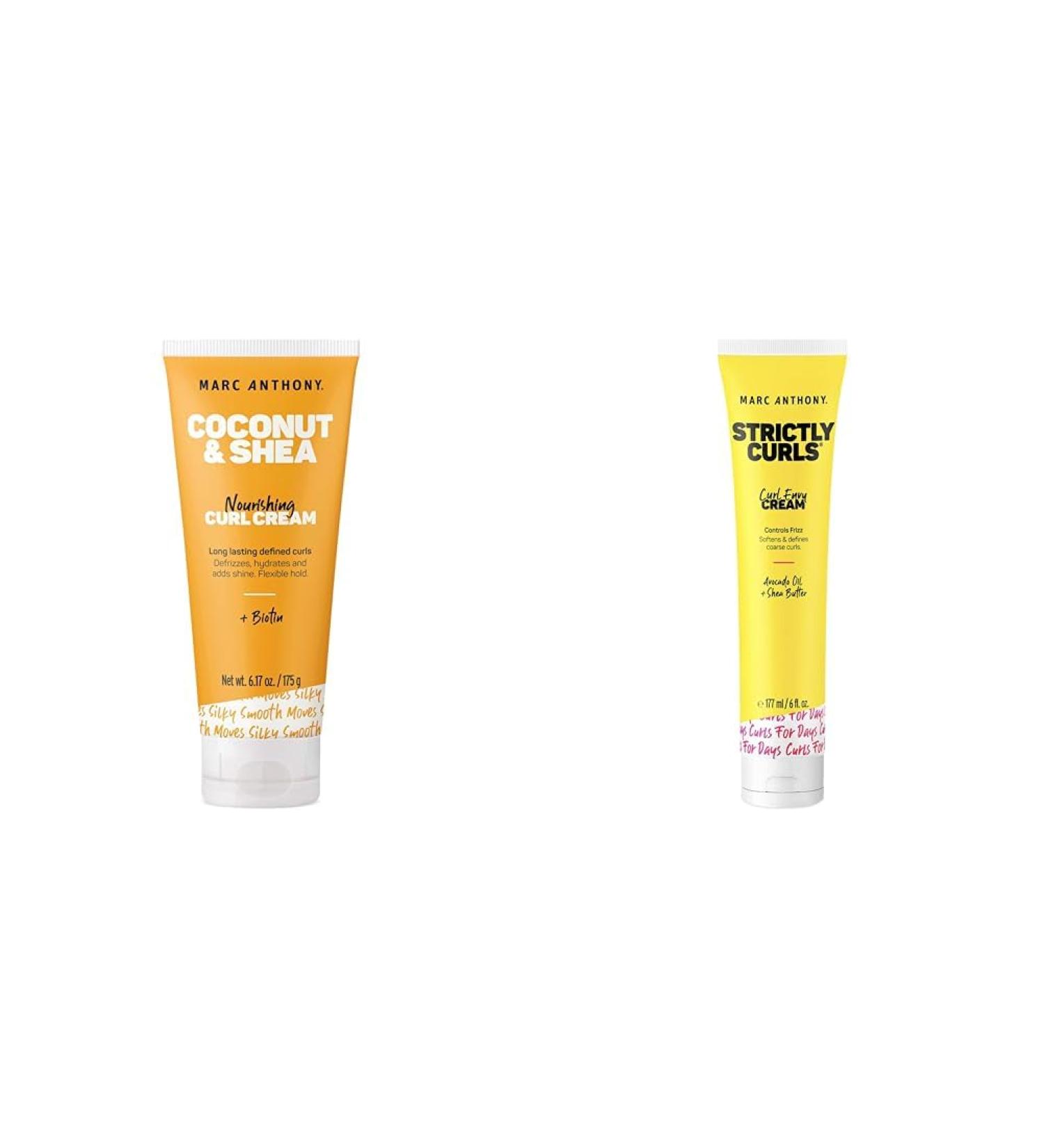 Marc Anthony Coconut Oil & Shea Butter Curl Defining Cream + Strictly Curls Curl Defining & Enhancing Curl Envy Cream Hair Styling Agent+Curl Envy Cream - Buy Online on SooperMarket.com