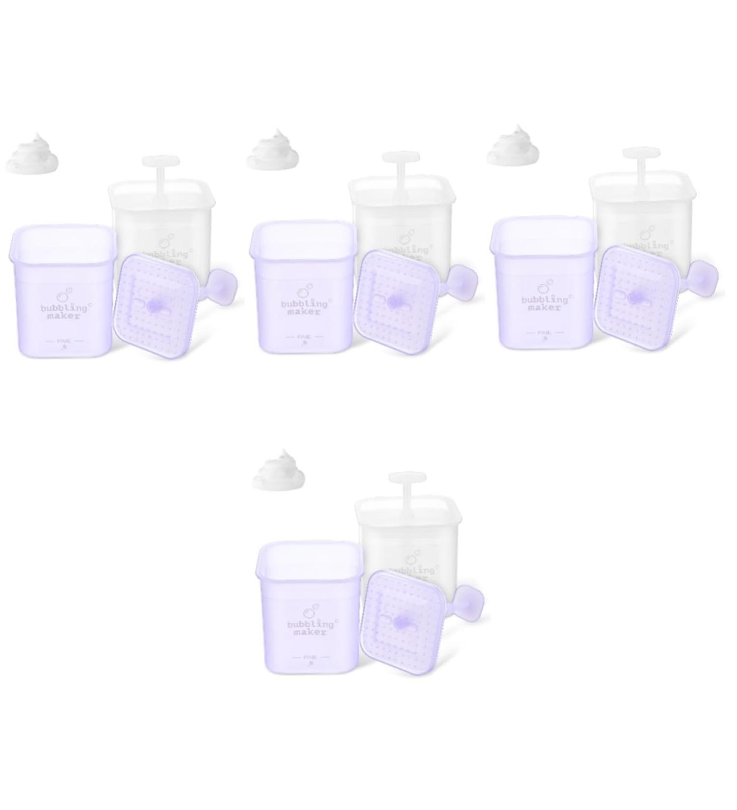 Baluue 8 Pcs Foam Cup Face Wash Facial Marshmallows Marshmallow Maker Foamer Plastic 11.00X7.50X7.50CMx4pcs As Shownx4pcs - Buy Online on SooperMarket.com