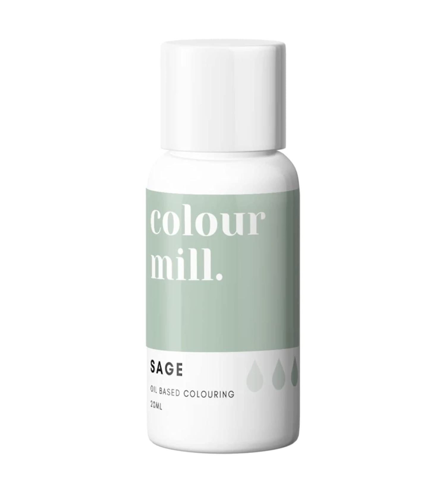 Colour Mill Oil Based Next Genertion Edible Food Paint Colouring for Buttercream Fondant Sugarpaste Icing and Chocolate - Sage 20ml