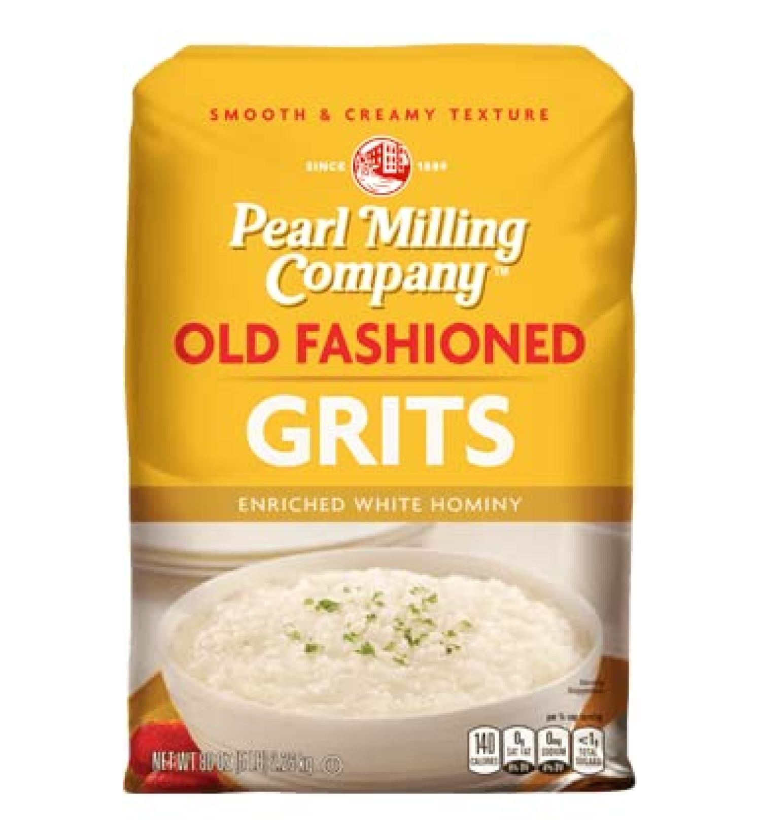 Quaker Grits Pearl Milling (Aunt Jemima) Old Fashioned Bag - 80 oz bag, 5 Pound (Pack of 1)